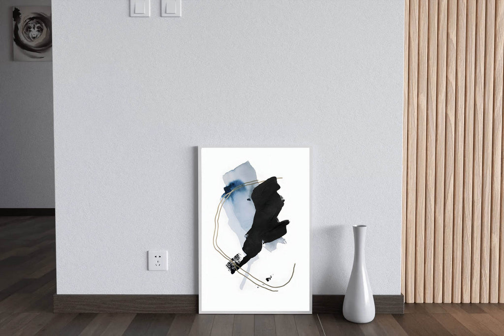 Ink and Watercolor Composition Wall Art - beink online art store