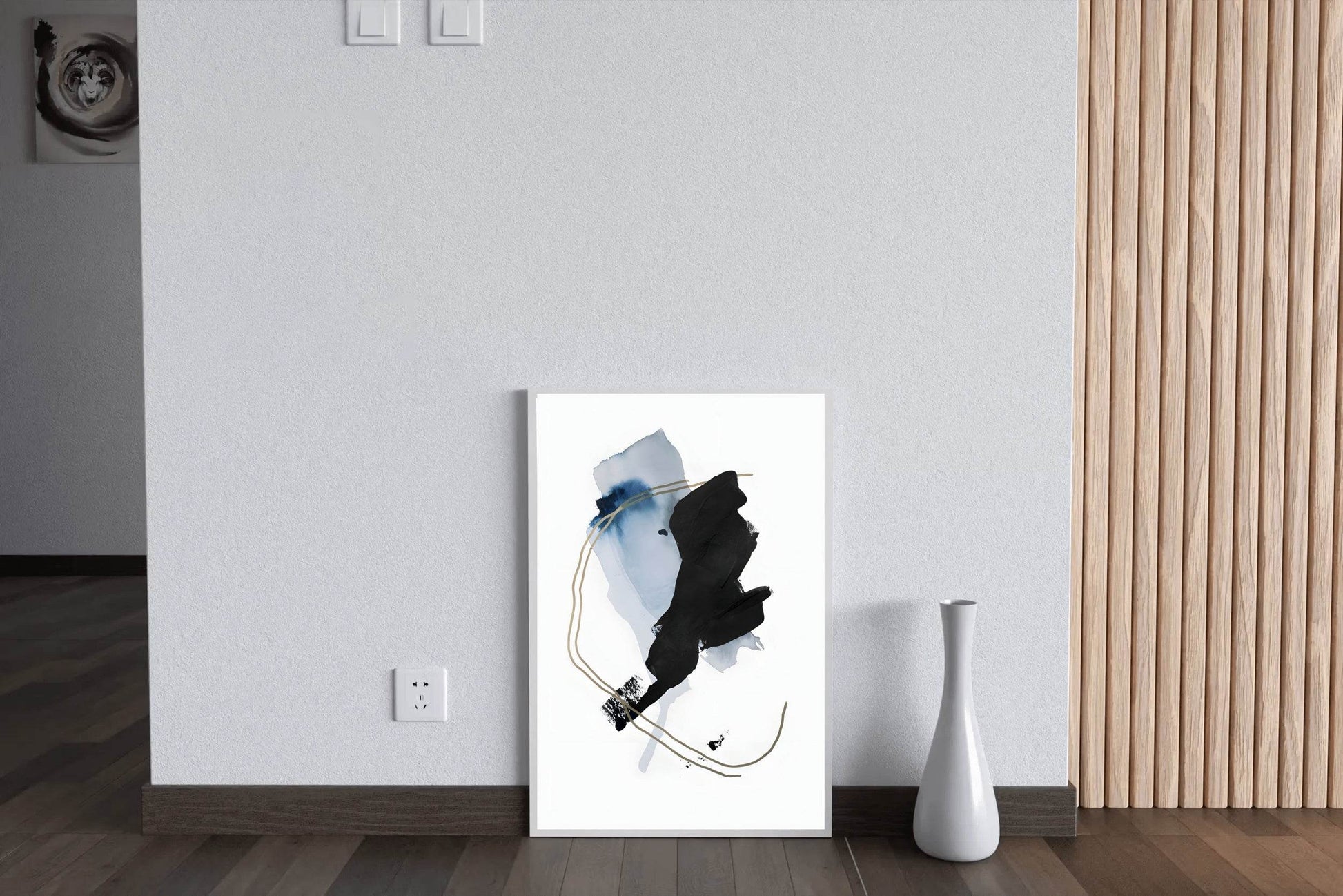 Ink and Watercolor Composition Wall Art - beink online art store