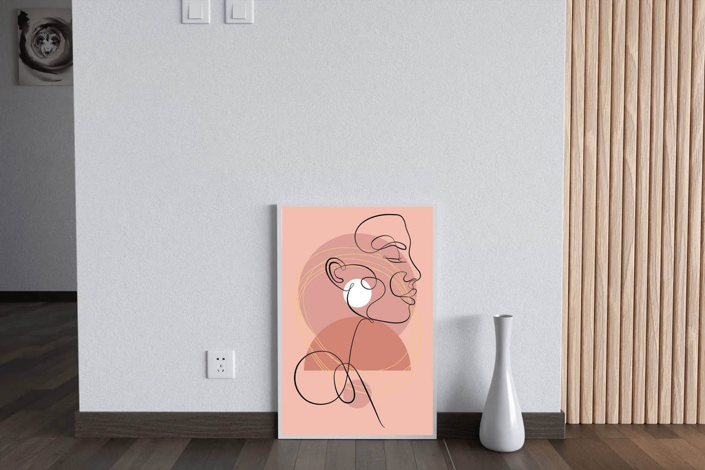 Portraiture in a Minimalist Style Wall Art - beink online art store