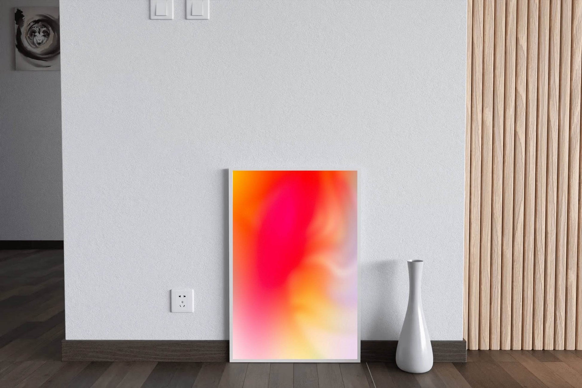 Fire Color Background Abstract Wall Art - beink online art store