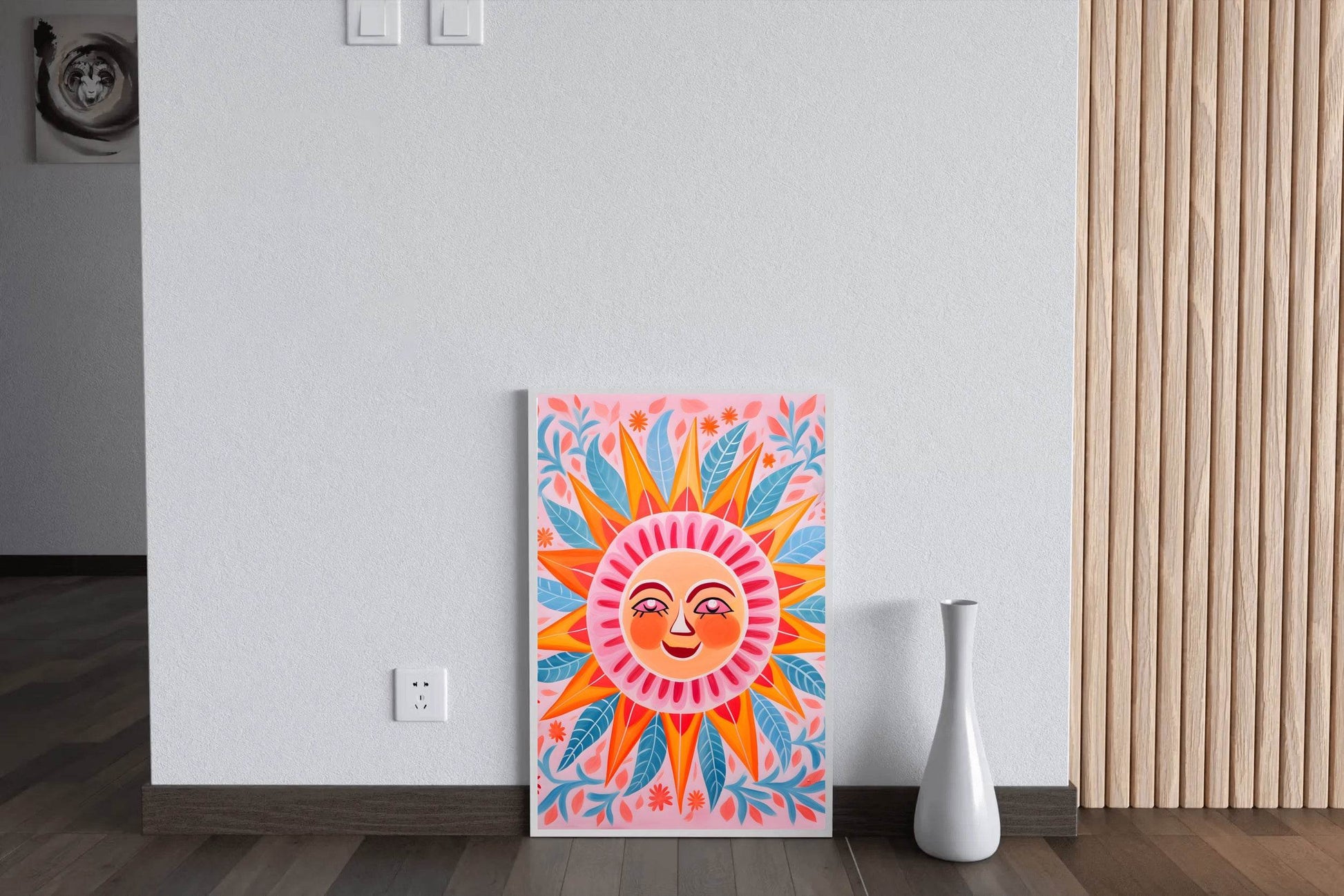 Mystical Smiling Sun Wall Art - beink online art store