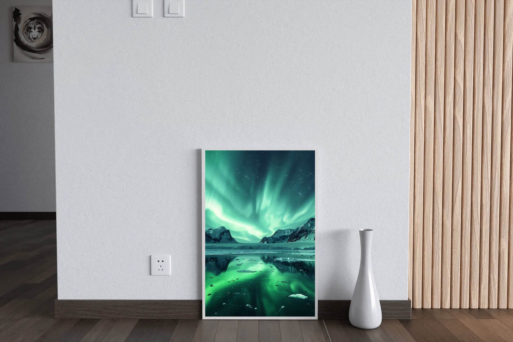 Master Flame Northern Lights Aesthetic Wall Art - beink online art store