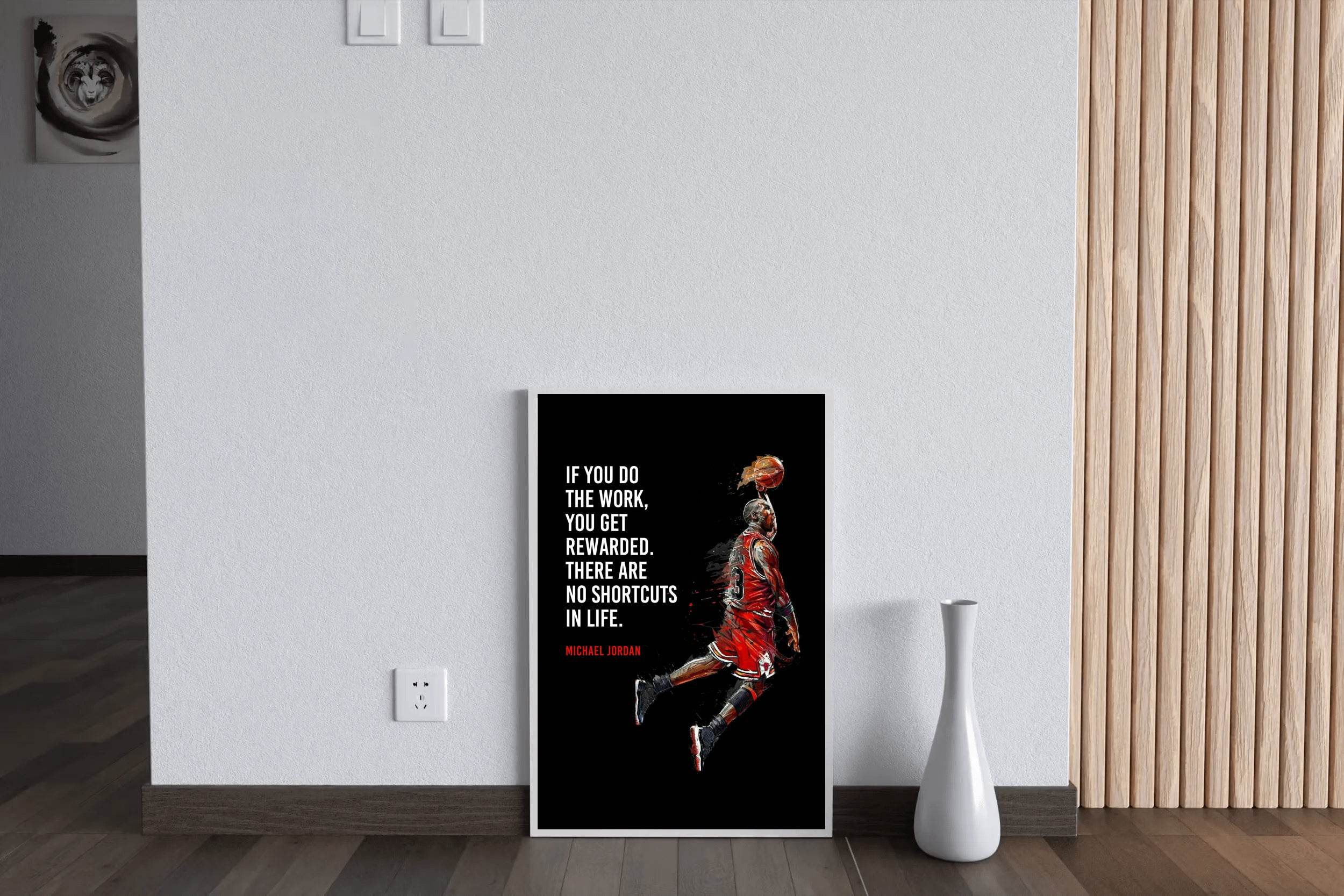 Micheal Jordan Motivational Quote Wall Art - beink online art store