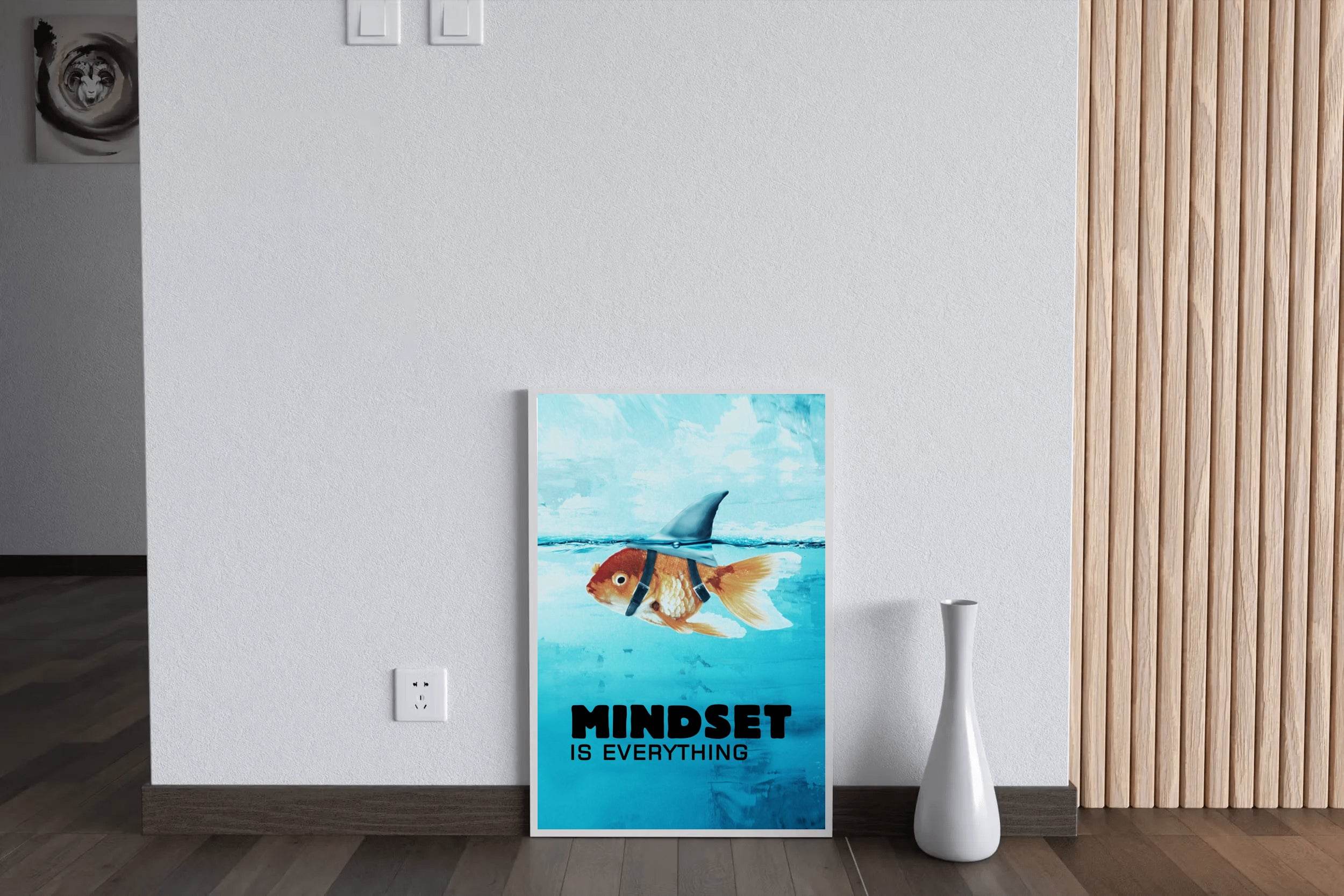 Mindset is Everthing Motivational Wall Art - beink online art store