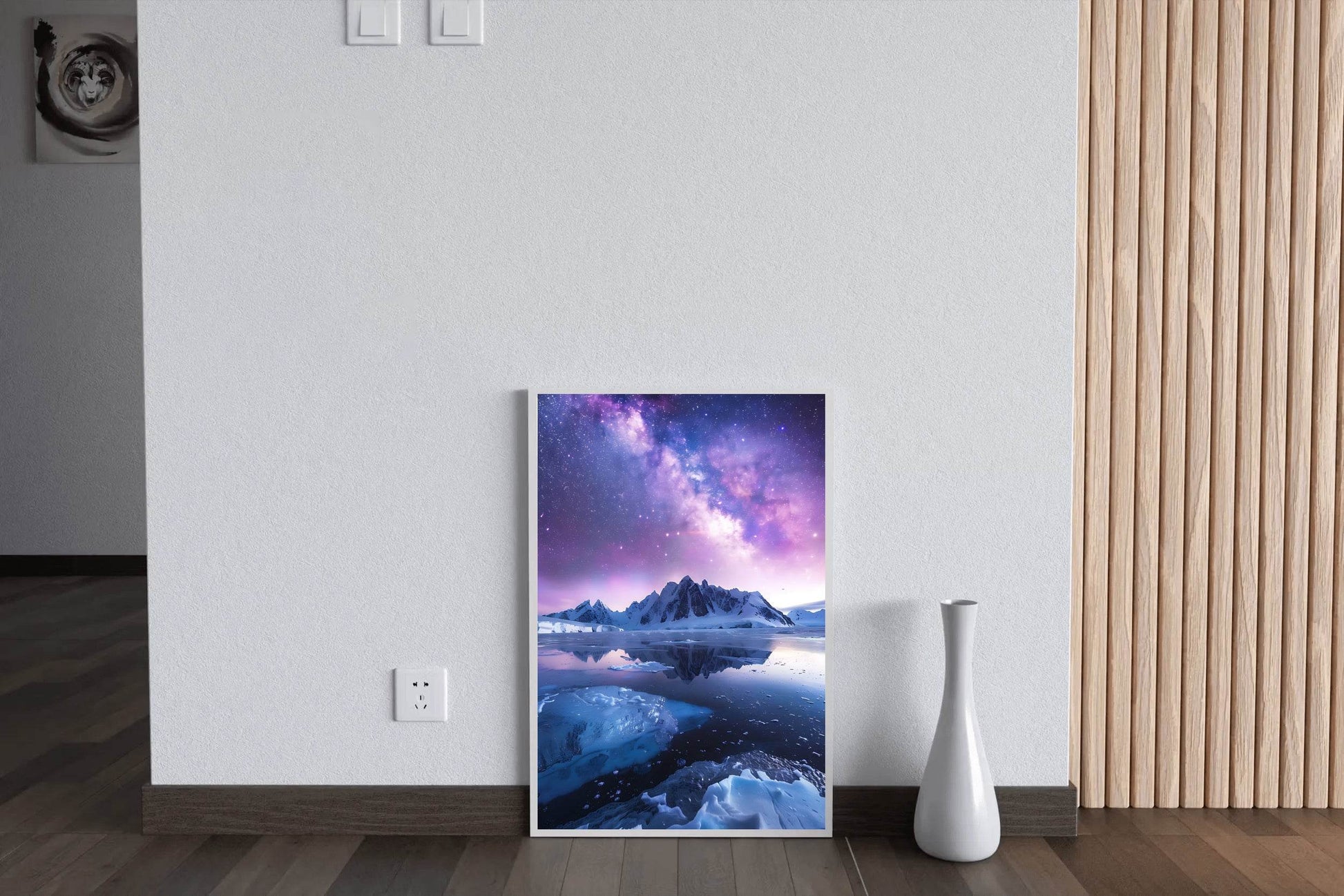 Milky Way Over Arctic Landscape Wall Art - beink online art store