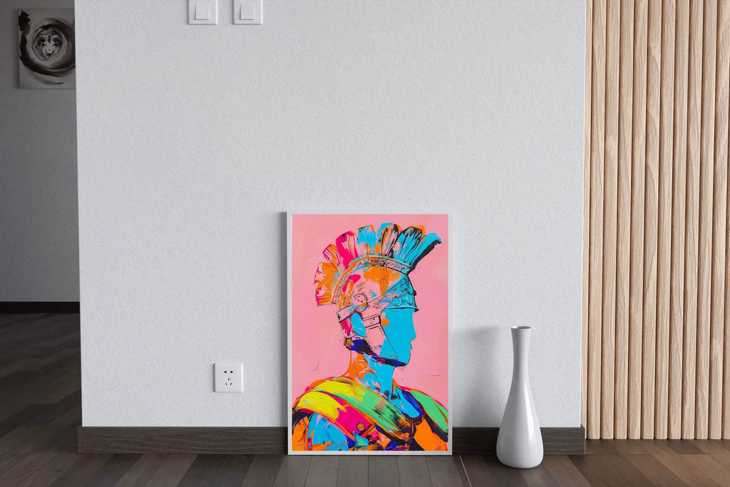 Roman Gladiator Paintings Wall Art - beink online art store