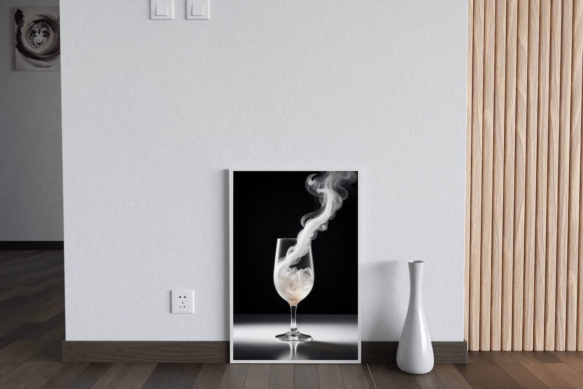 Dry Ice In A Glass Wall Art - beink online art store