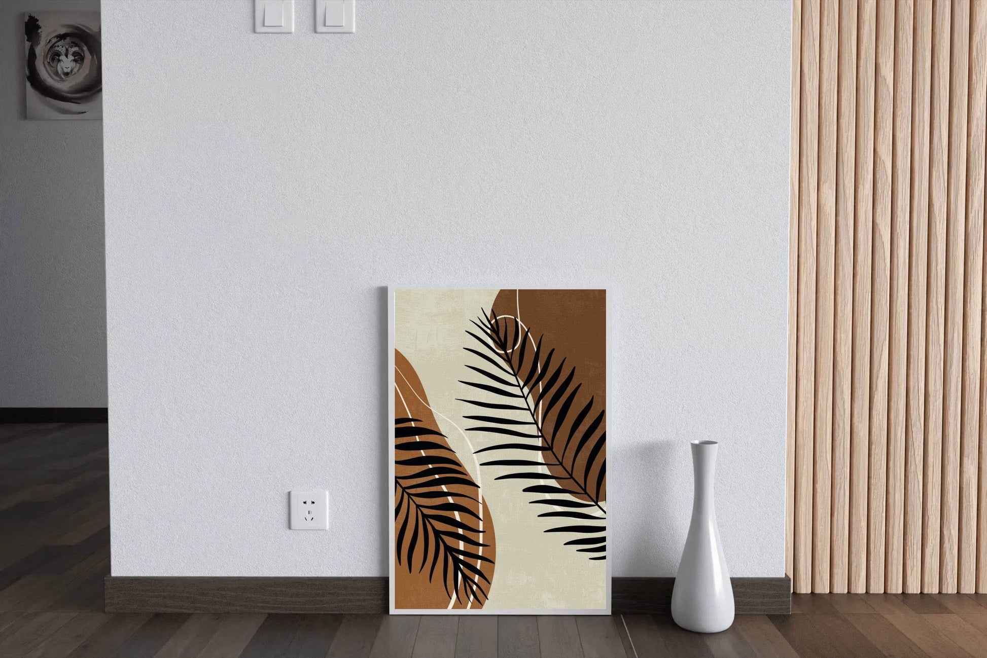 Broad and Large Leaves of The Fern Wall Art - beink online art store