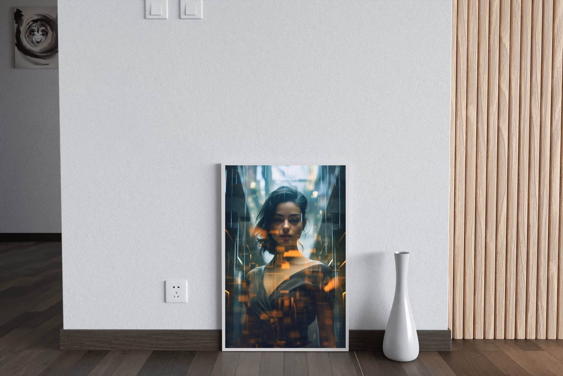 AI Girl Wall Art - beink online art store