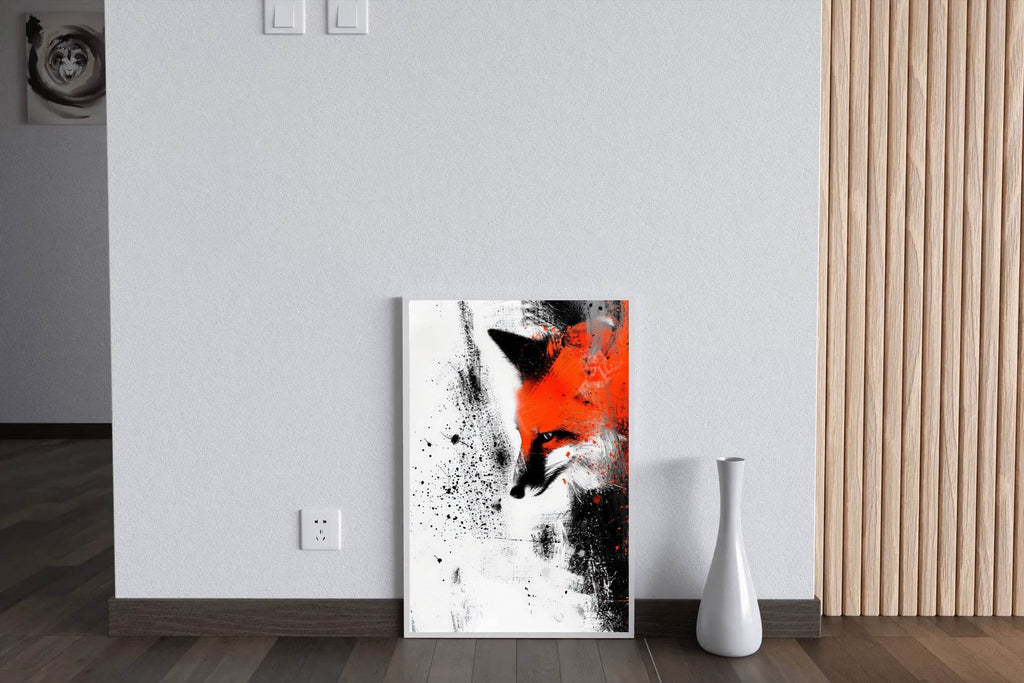 Fox Oil Painting Wall Art - beink online art store