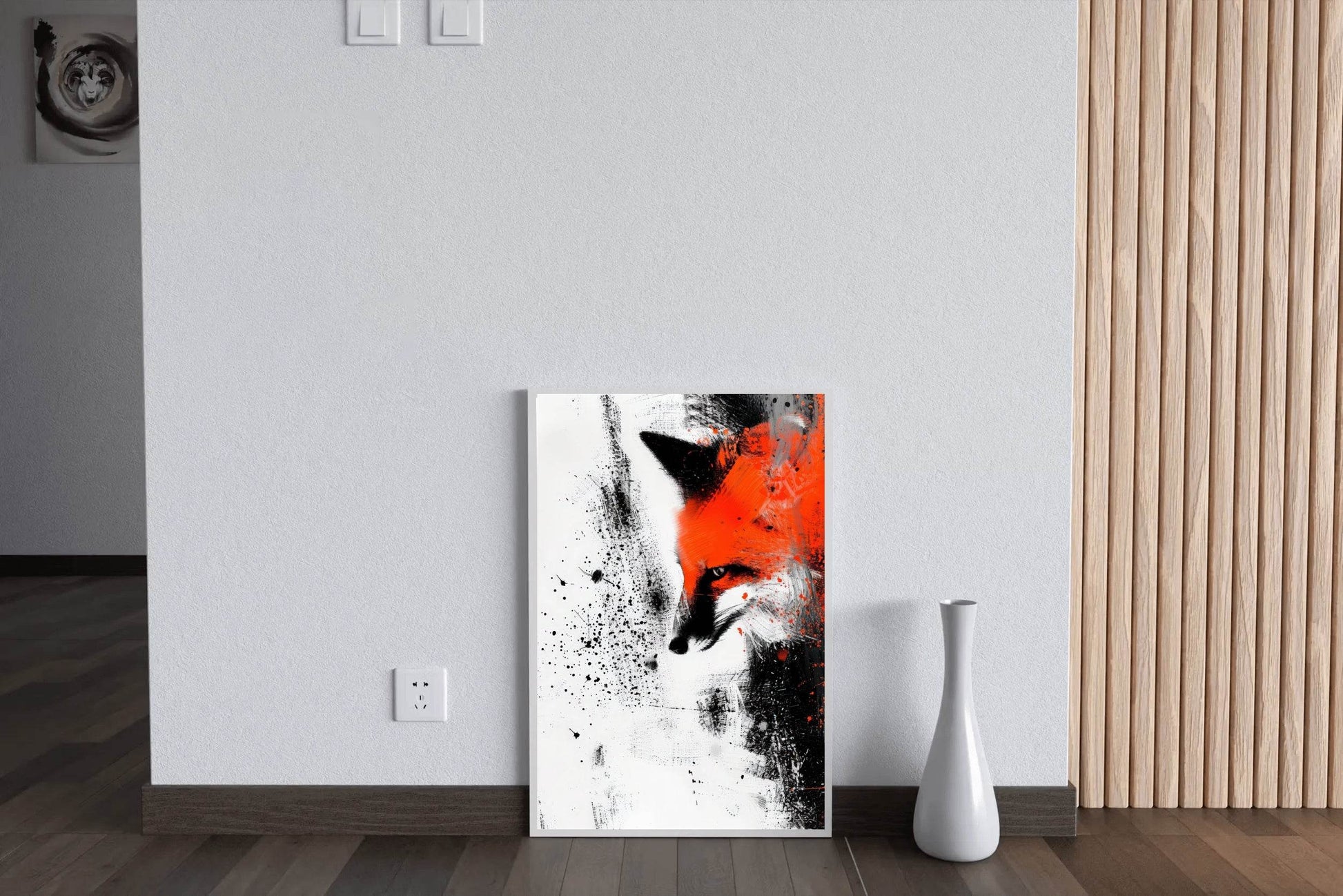 Fox Oil Painting Wall Art - beink online art store