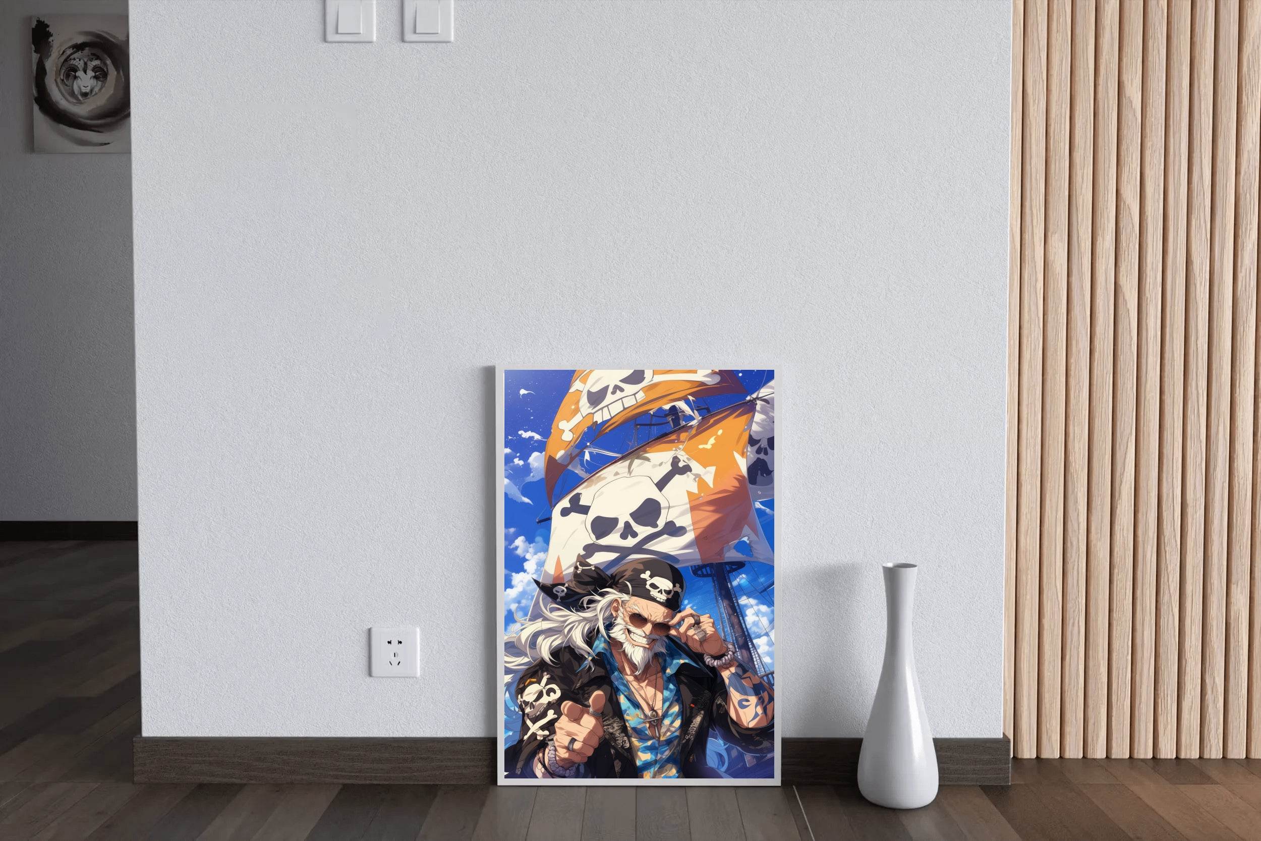 Gold Roger Pirate King Anime Wall Art - beink online art store