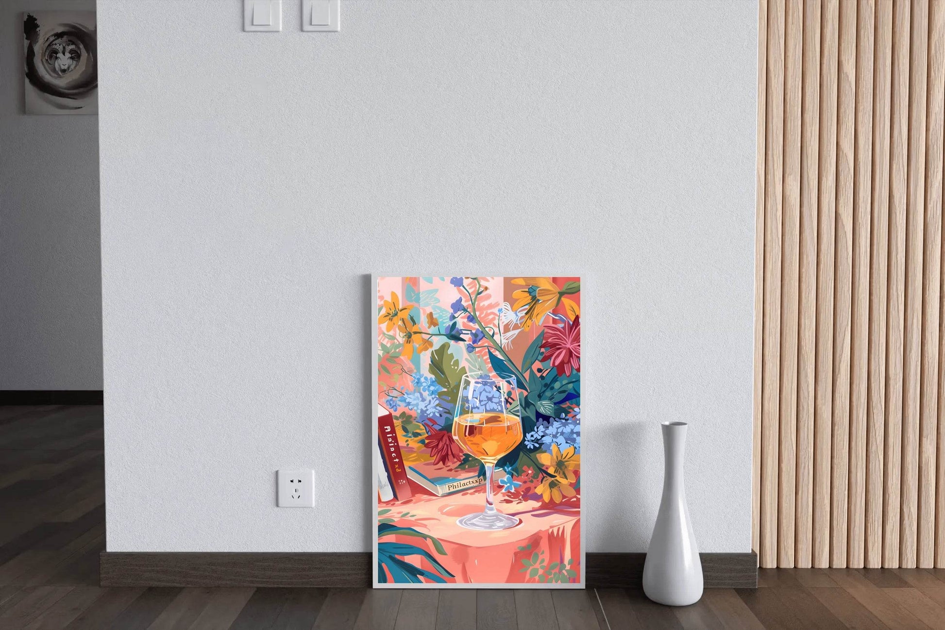 Cocktail Among the Flowers Wall Art - beink online art store