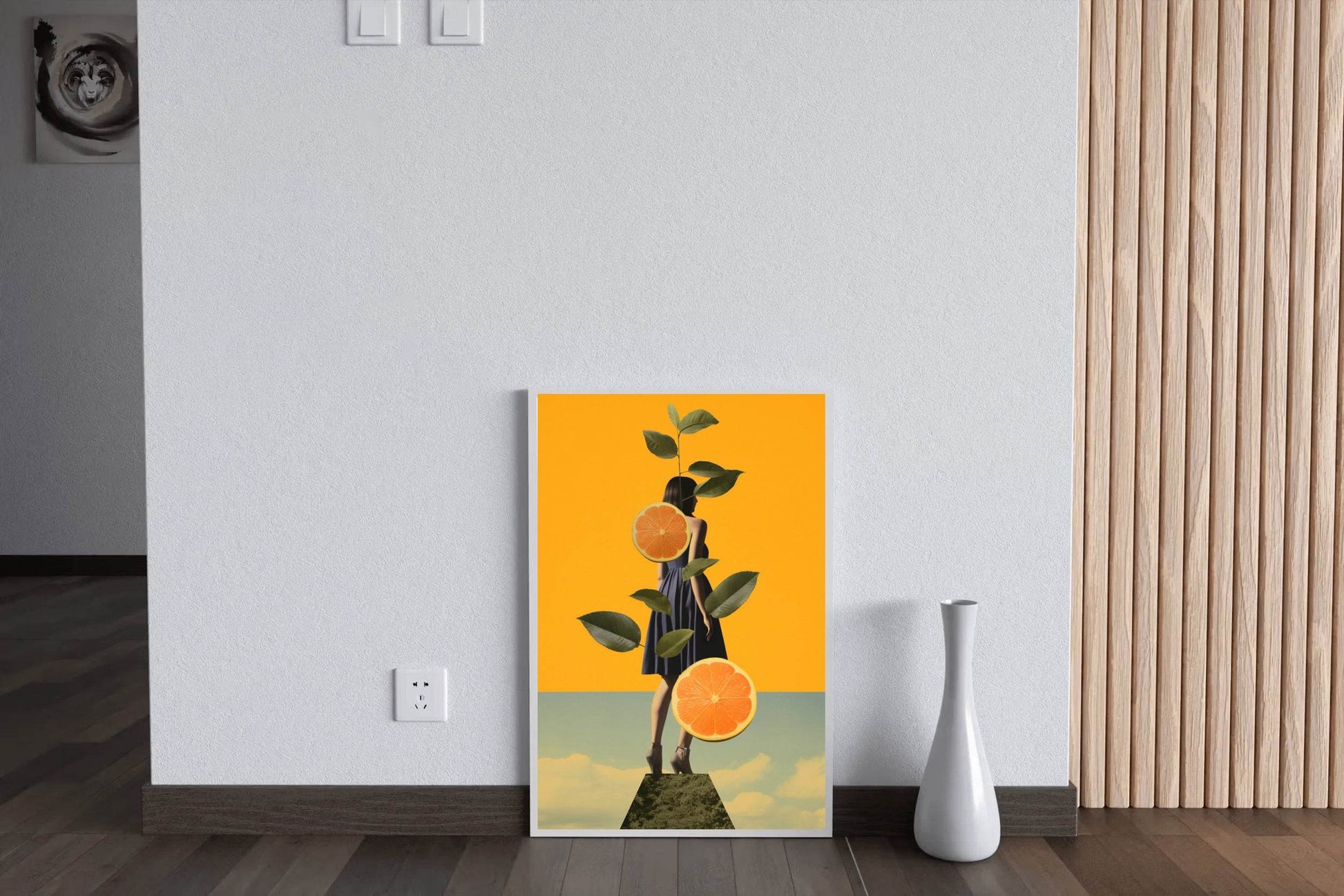 Modern Elegant Lady Abstract Wall Art - beink online art store