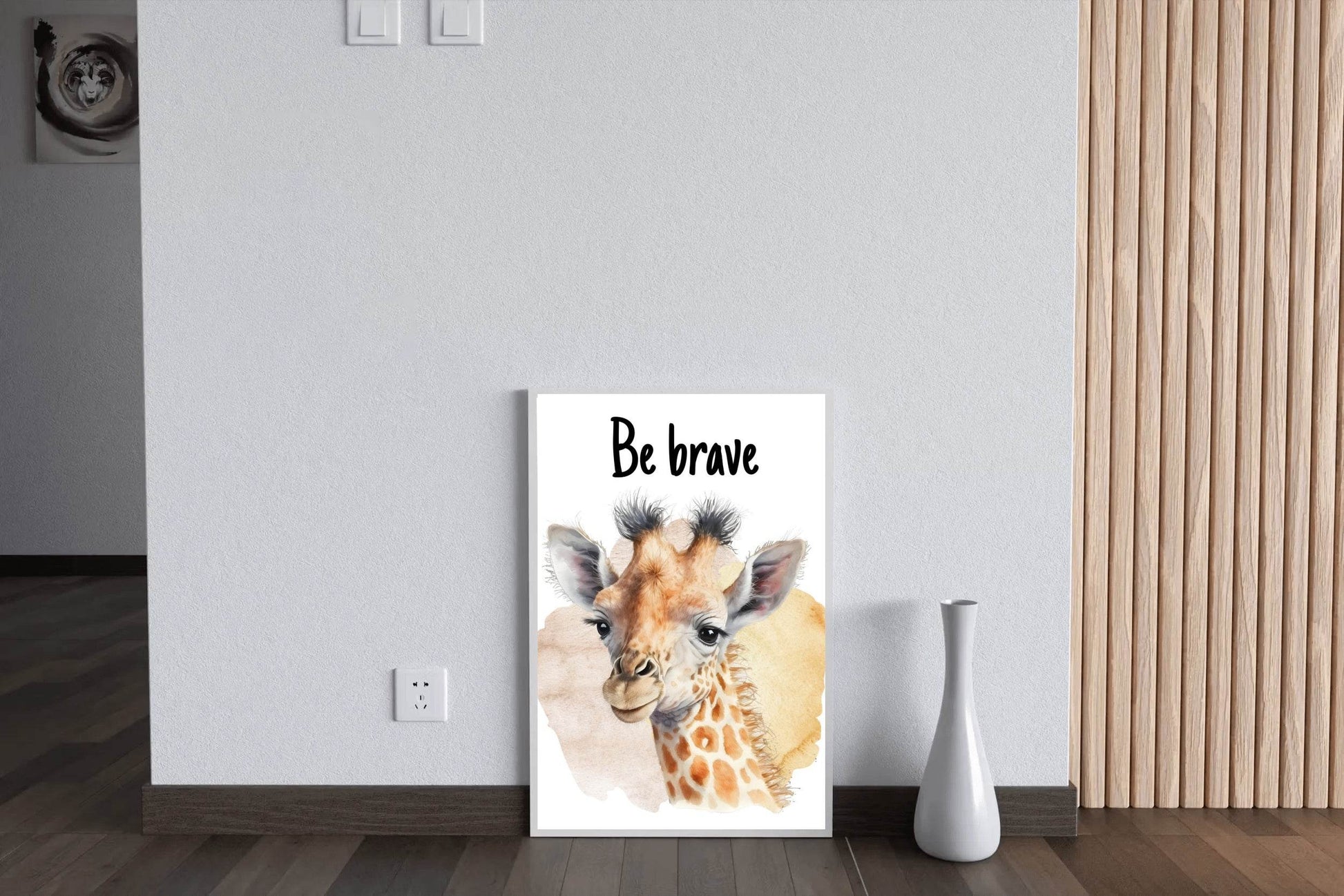Beautiful Giraffe in Watercolor Style - beink online art store