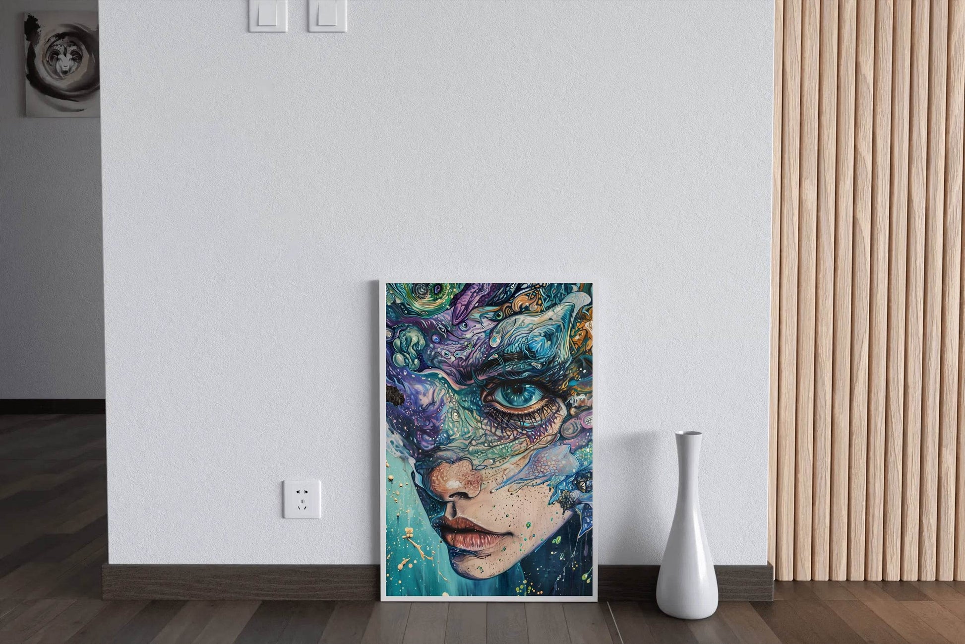 Abstract Generative women Art Wall Art - beink online art store