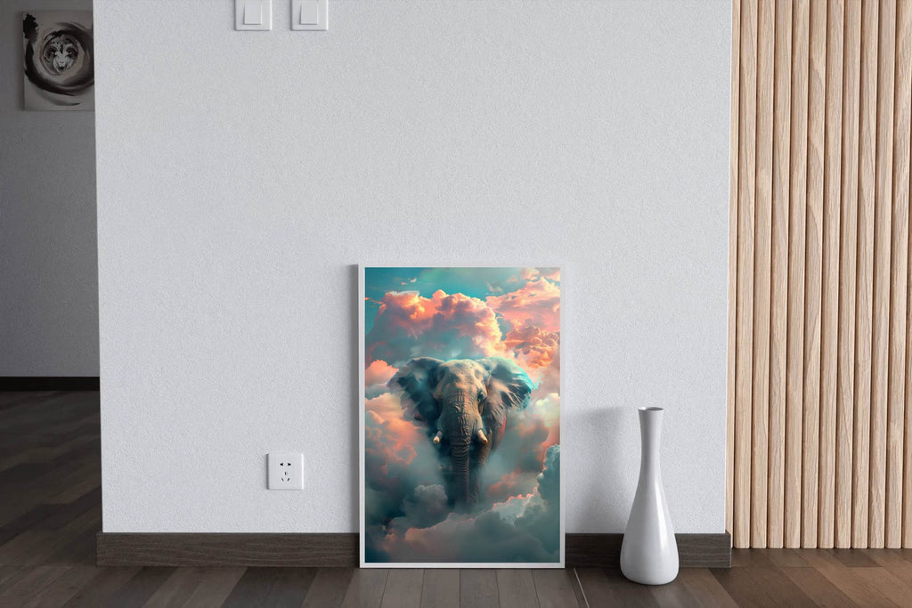 Painting of Fantasy Elephant Wall Art - beink online art store