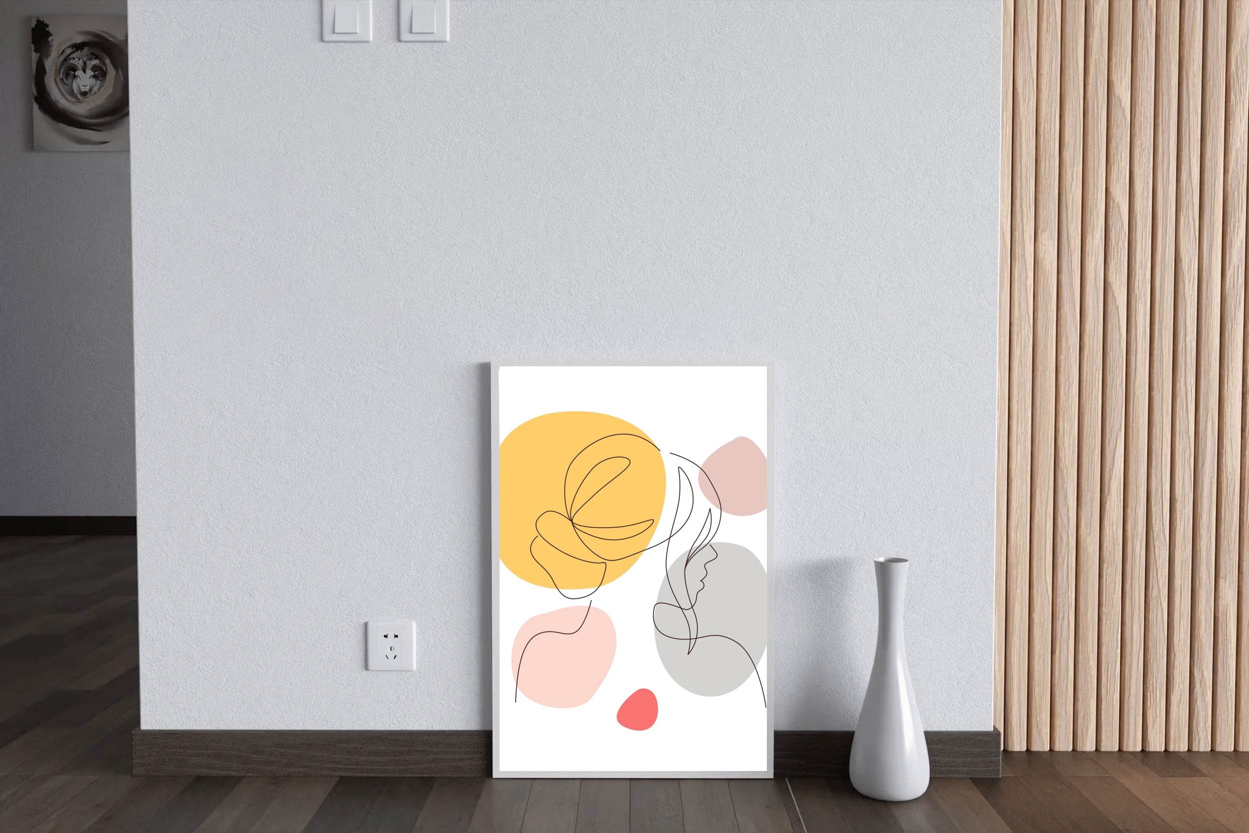 Minimal Female Design Wall Art - beink online art store