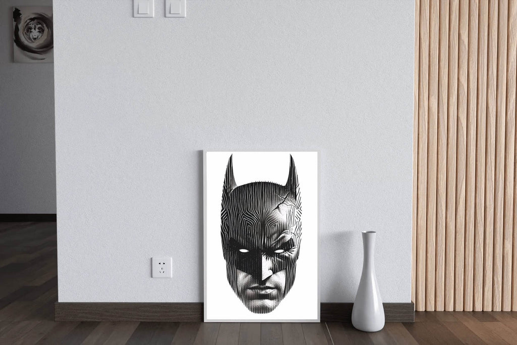 Batman Mask Premium Wall Art - beink online art store