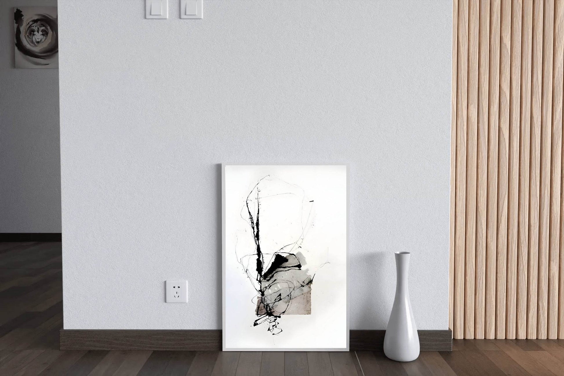 Ink-Stained Patch Modern Wall Art - beink online art store