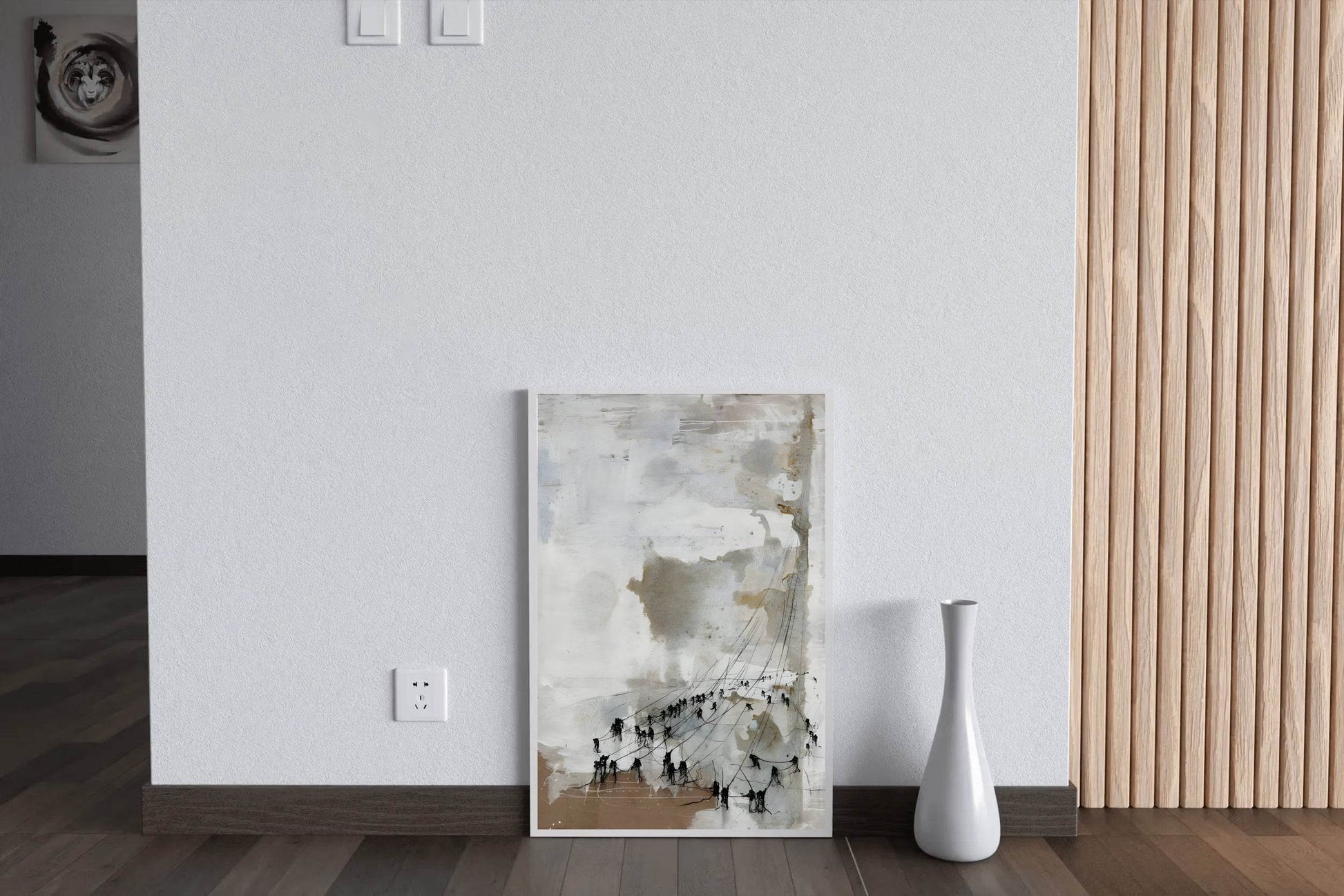 Watercolor Animal Drawing Modern Wall Art - beink online art store