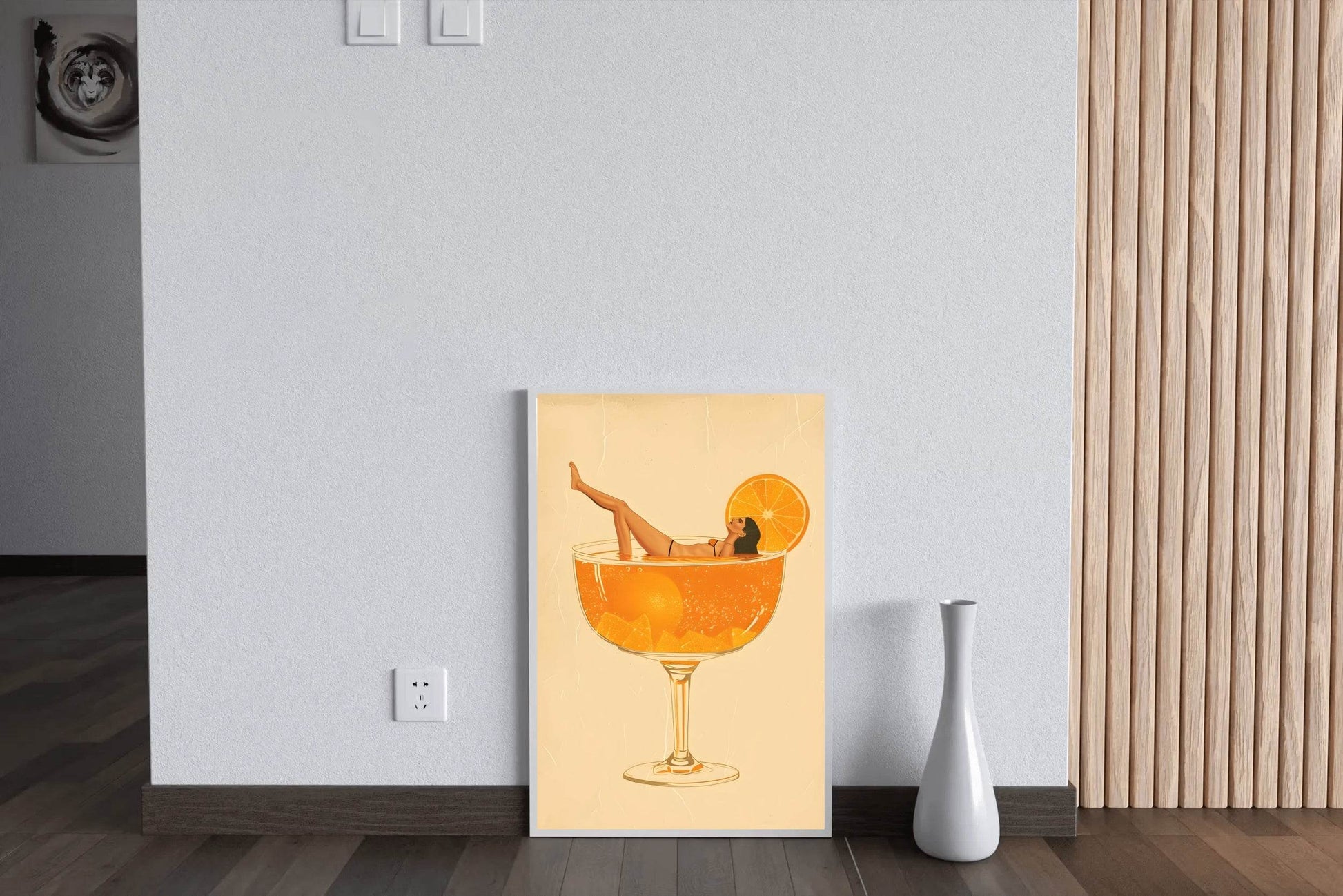 Pinup Girl In Beer Wall Art - beink online art store
