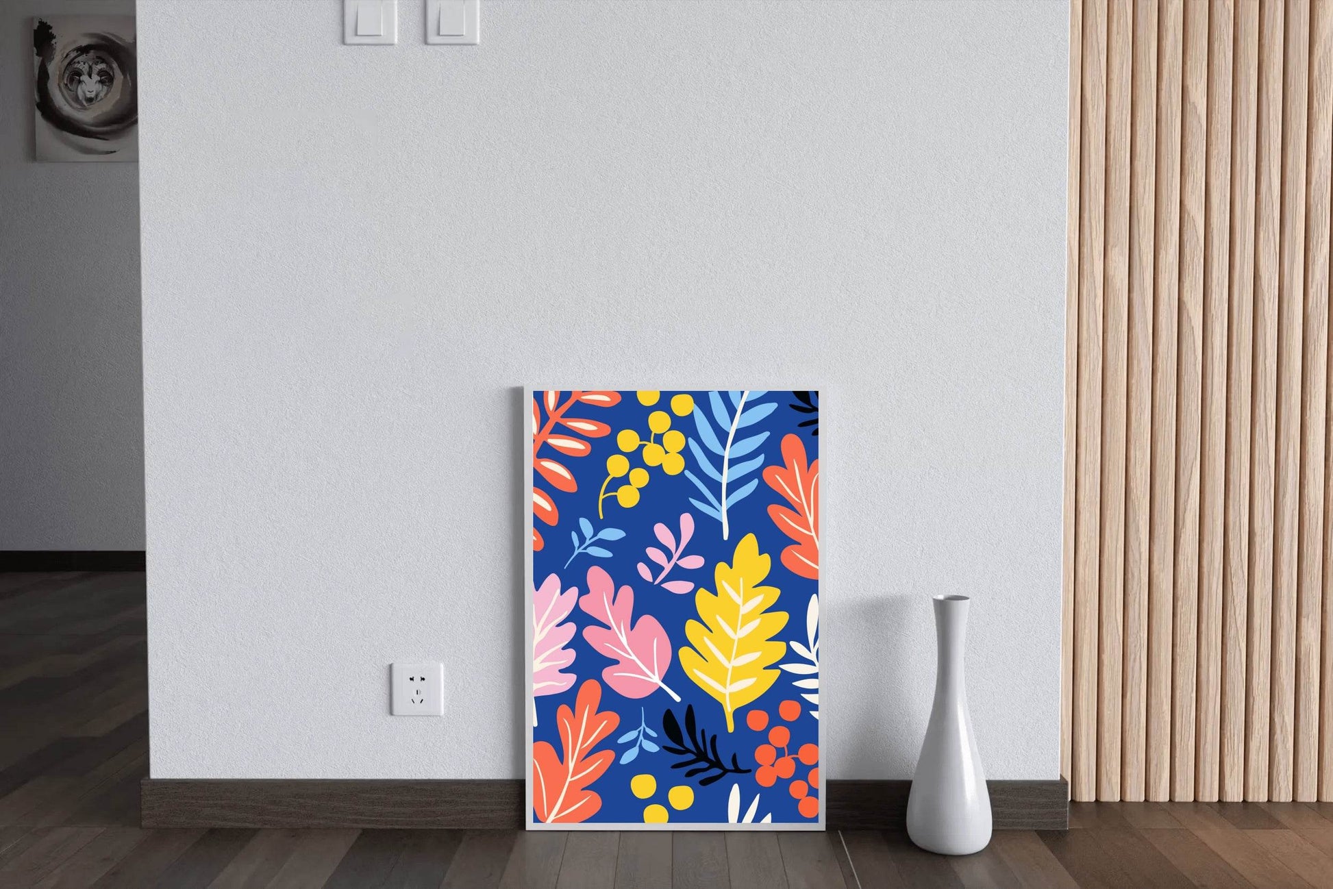 Different Colorful Leaves Wall Art - beink online art store