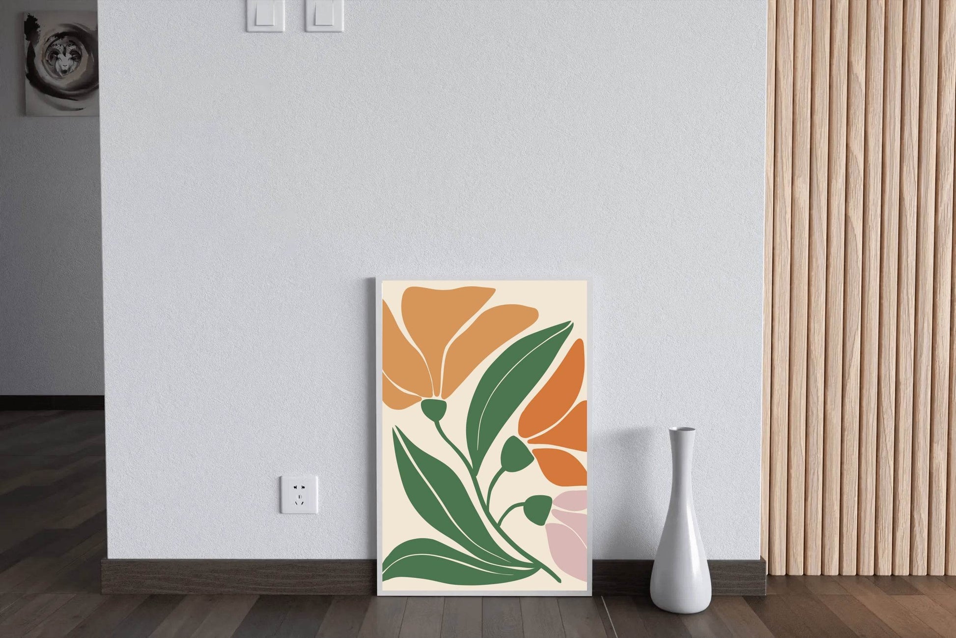 Abstract Autumn Blooms ArtWork - beink online art store