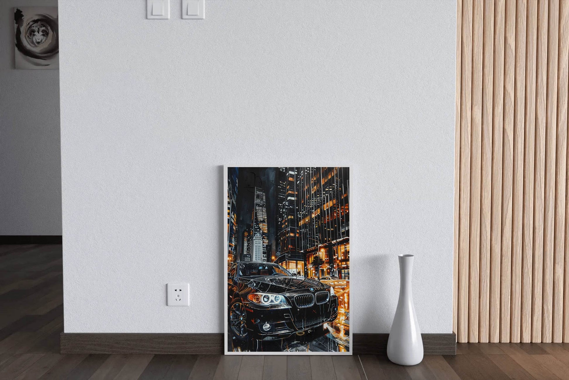 BMW Painting With Watercolor Wall Art - beink online art store