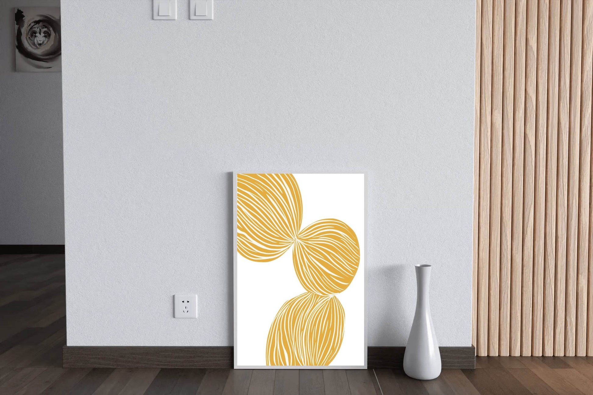Yellow Braid Wall Art - beink online art store