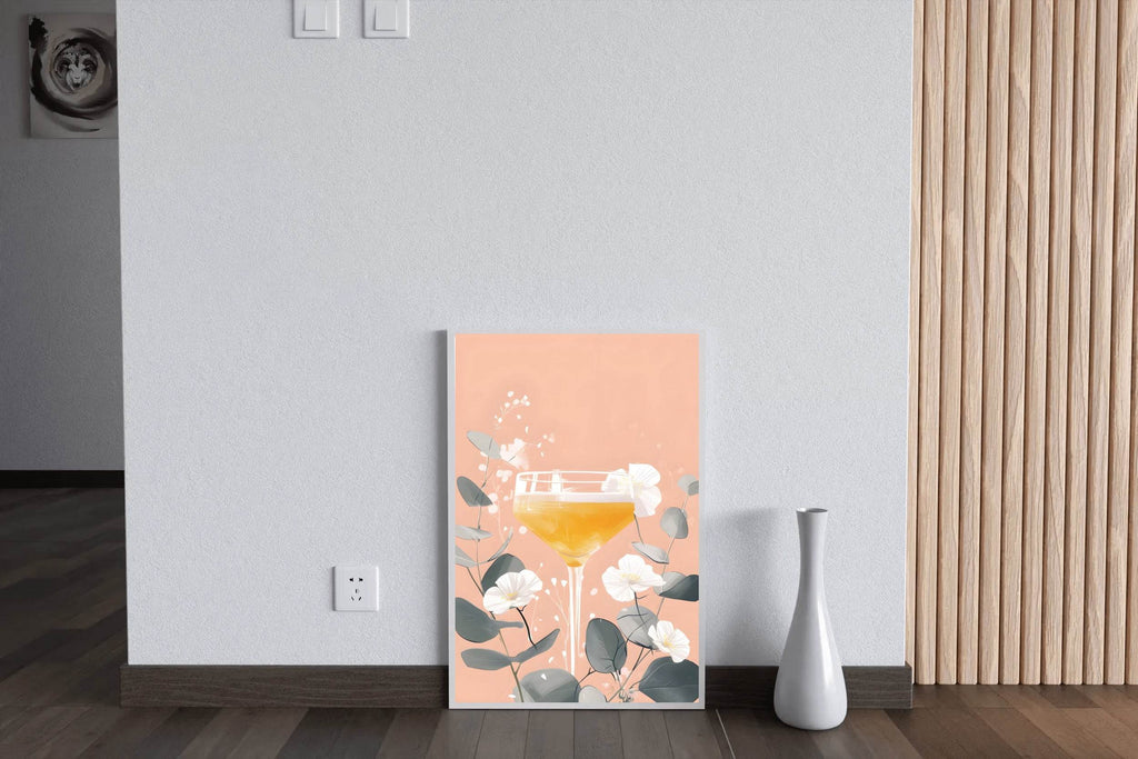 Glass of Orange Juice Wall Art - beink online art store