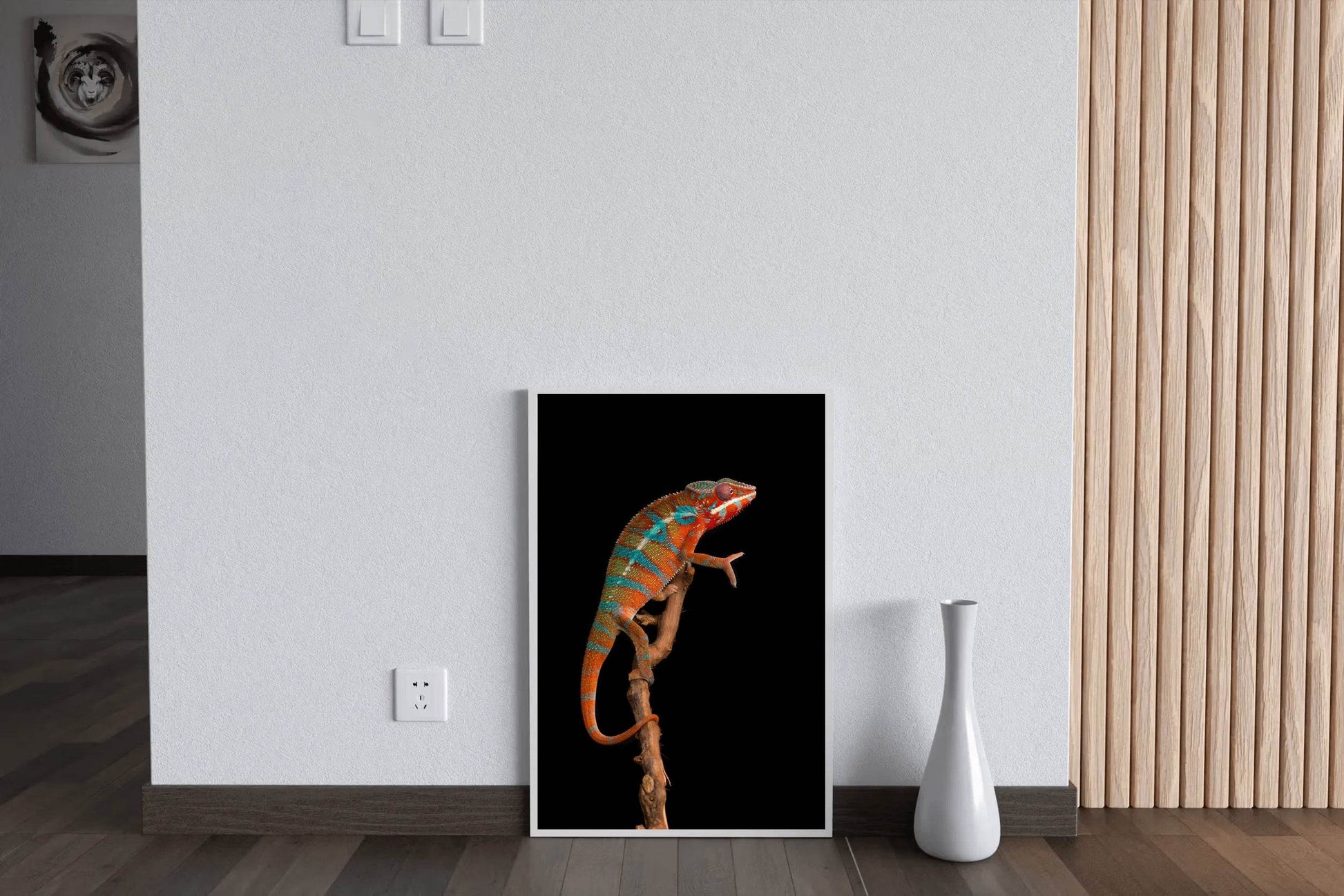 Panther Chameleon Animal Wall Art - beink online art store