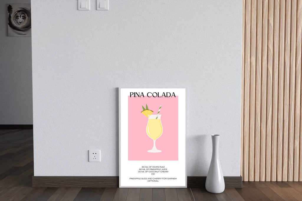Pina Colada lemon Wall Art - beink online art store