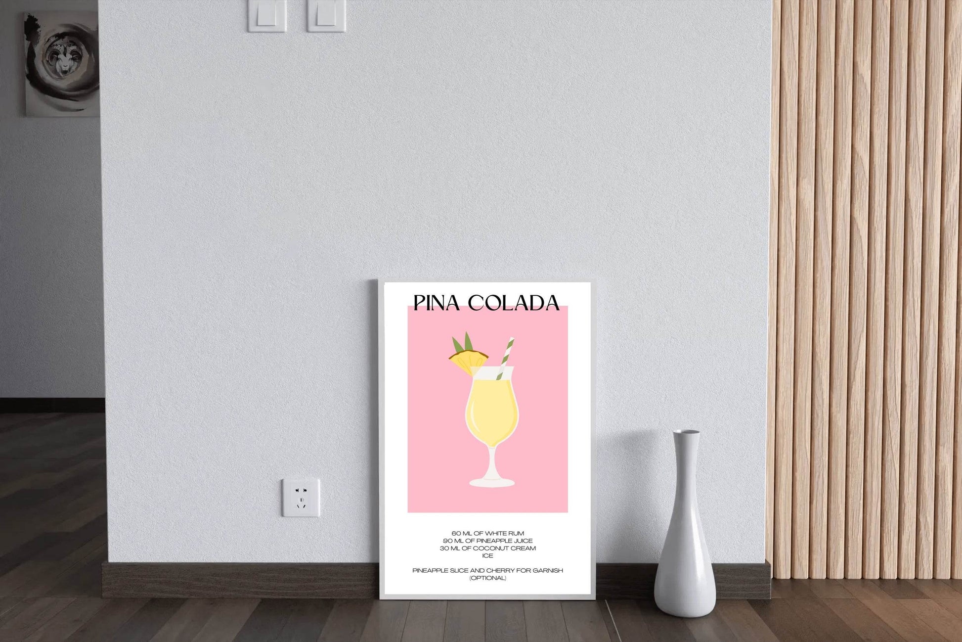 Pina Colada lemon Wall Art - beink online art store