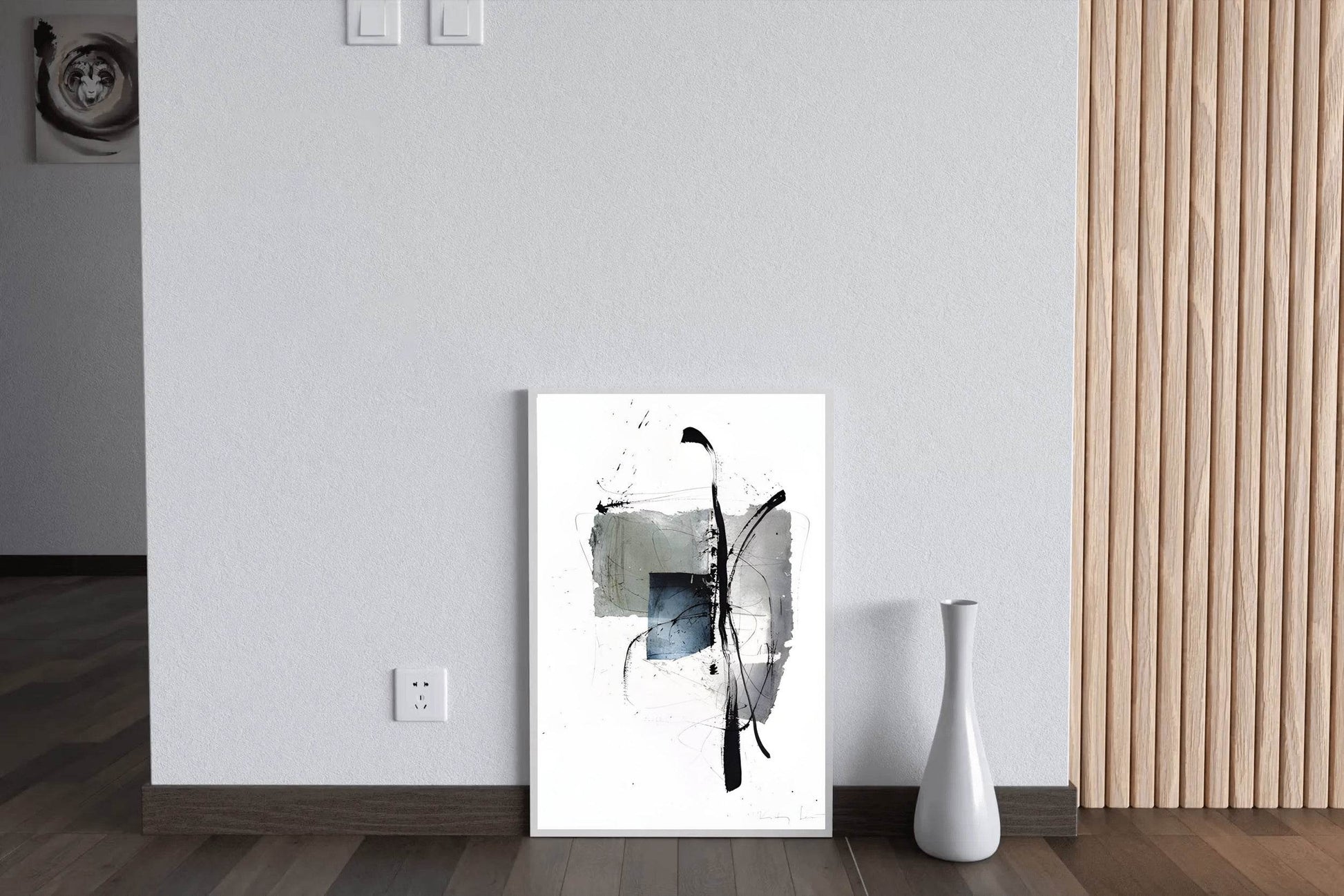 Dynamic Brush Strokes Modern Wall Art - beink online art store