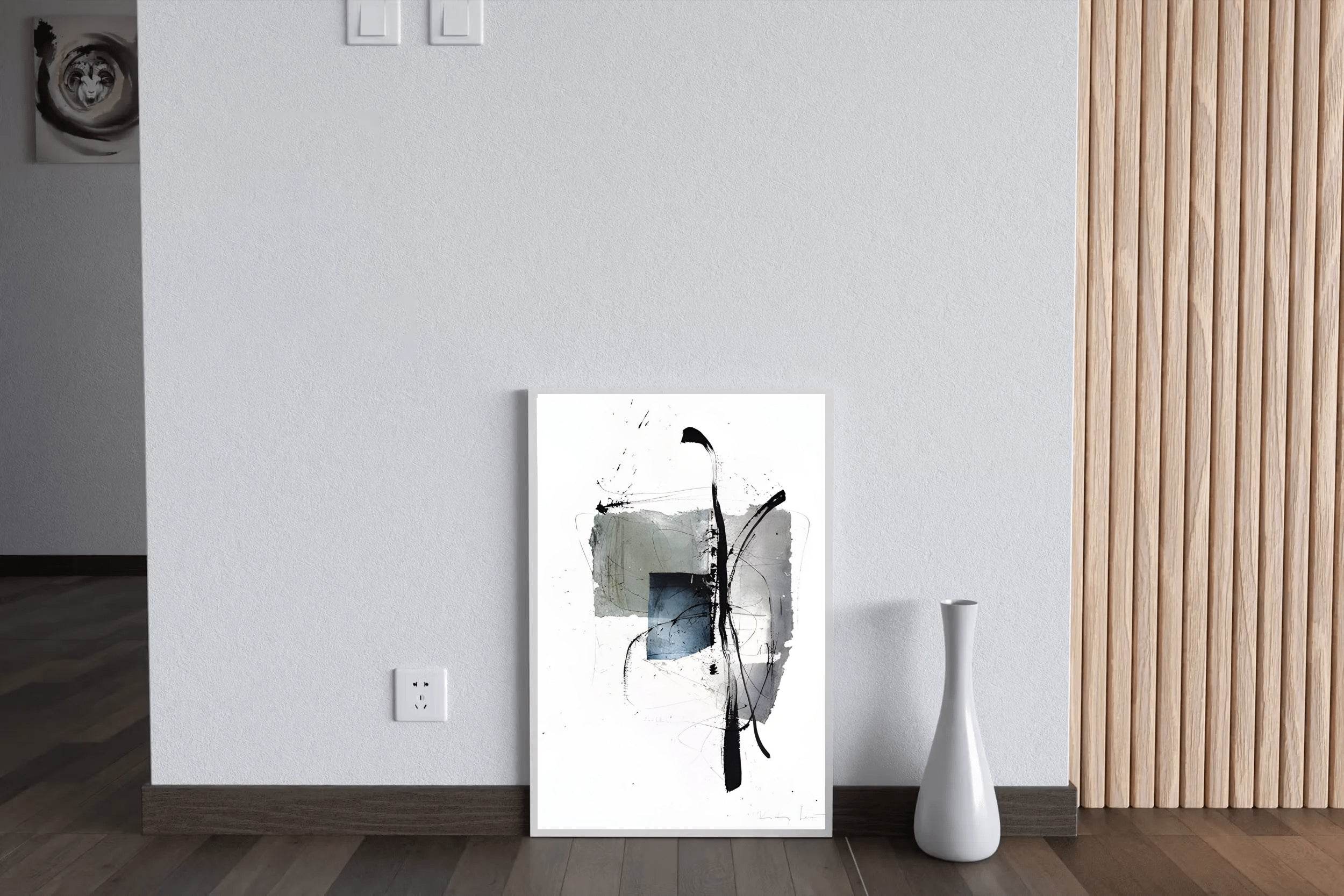 Dynamic Brush Strokes Modern Wall Art - beink online art store