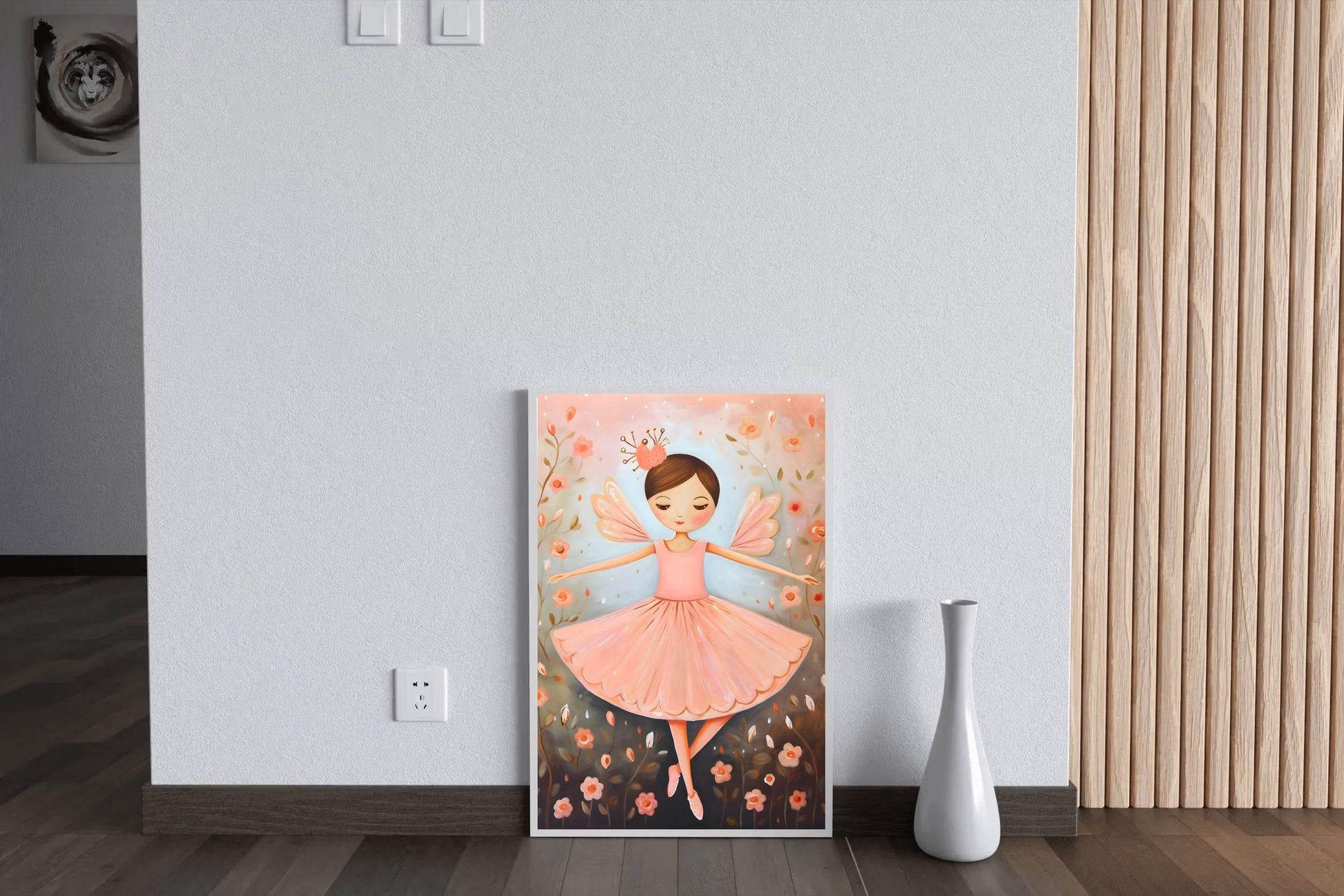 Illustration of Cute Dancing Girl - beink online art store