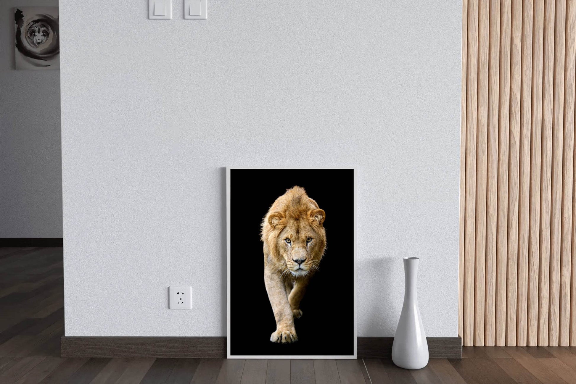 Asiatic Lion Animal Wall Art - beink online art store