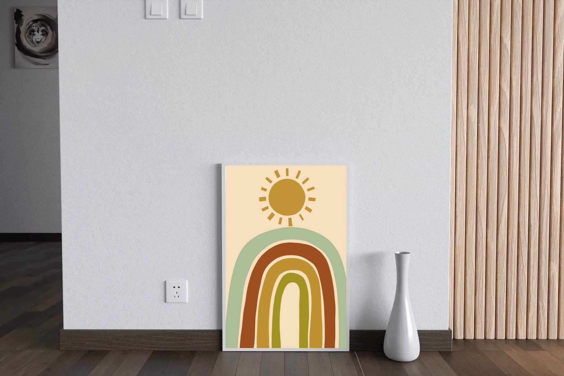 Abstract Rainbow with Sunshine ArtWork - beink online art store