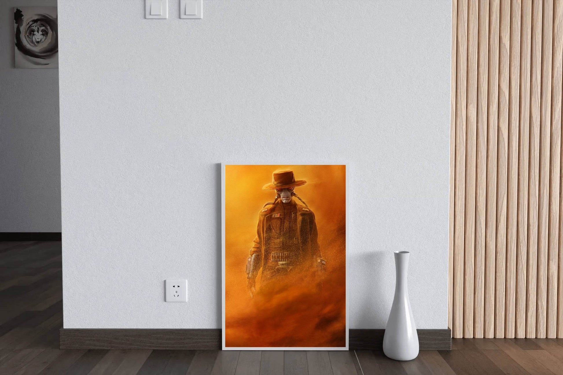 Cad Bane in Sand Storm Wall Art - beink online art store