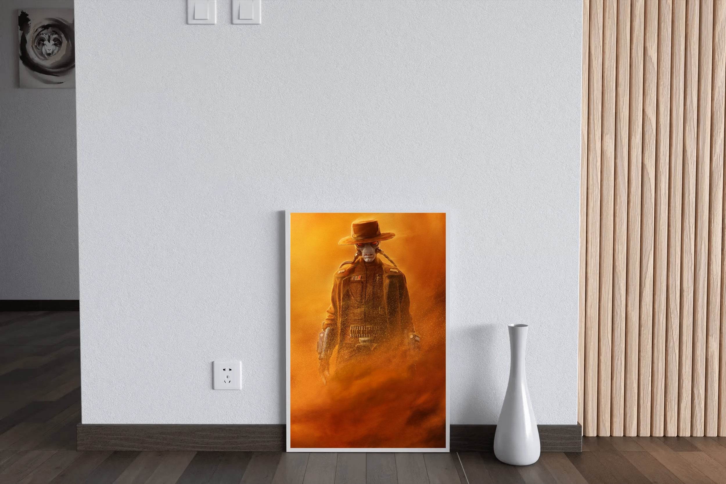Cad Bane in Sand Storm Wall Art - beink online art store