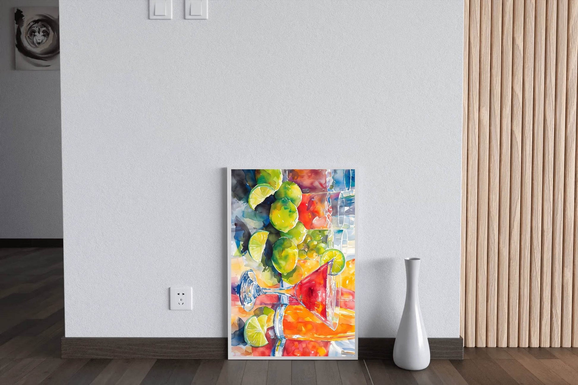 Fruit Wocktail Watercolor Painting Art - beink online art store