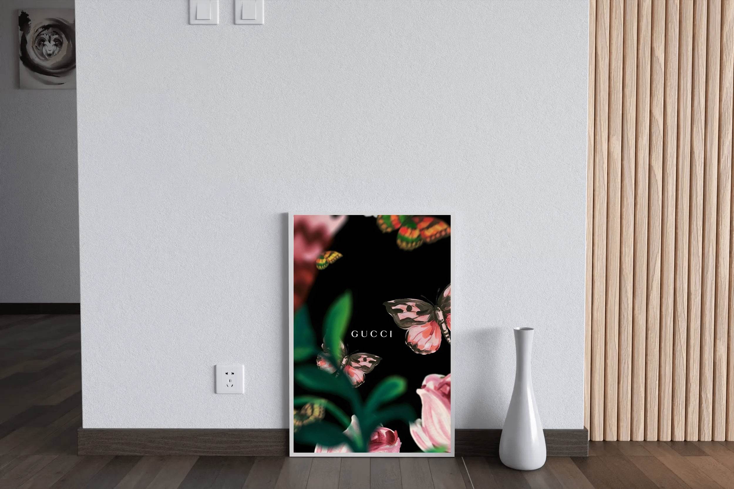 Gucci Butterflies Wall Art - beink online art store