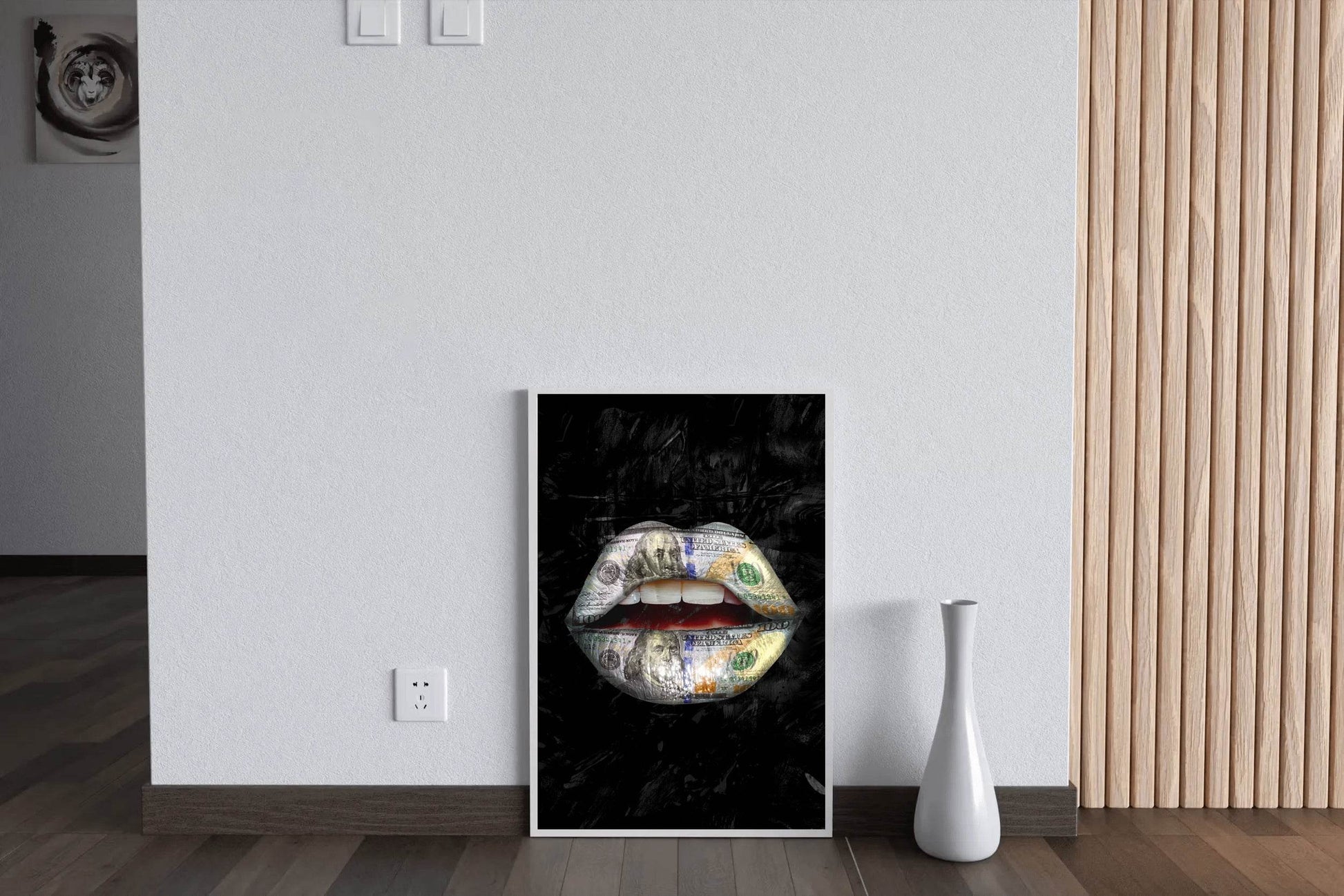 Money Lips Poster Wall Art - beink online art store