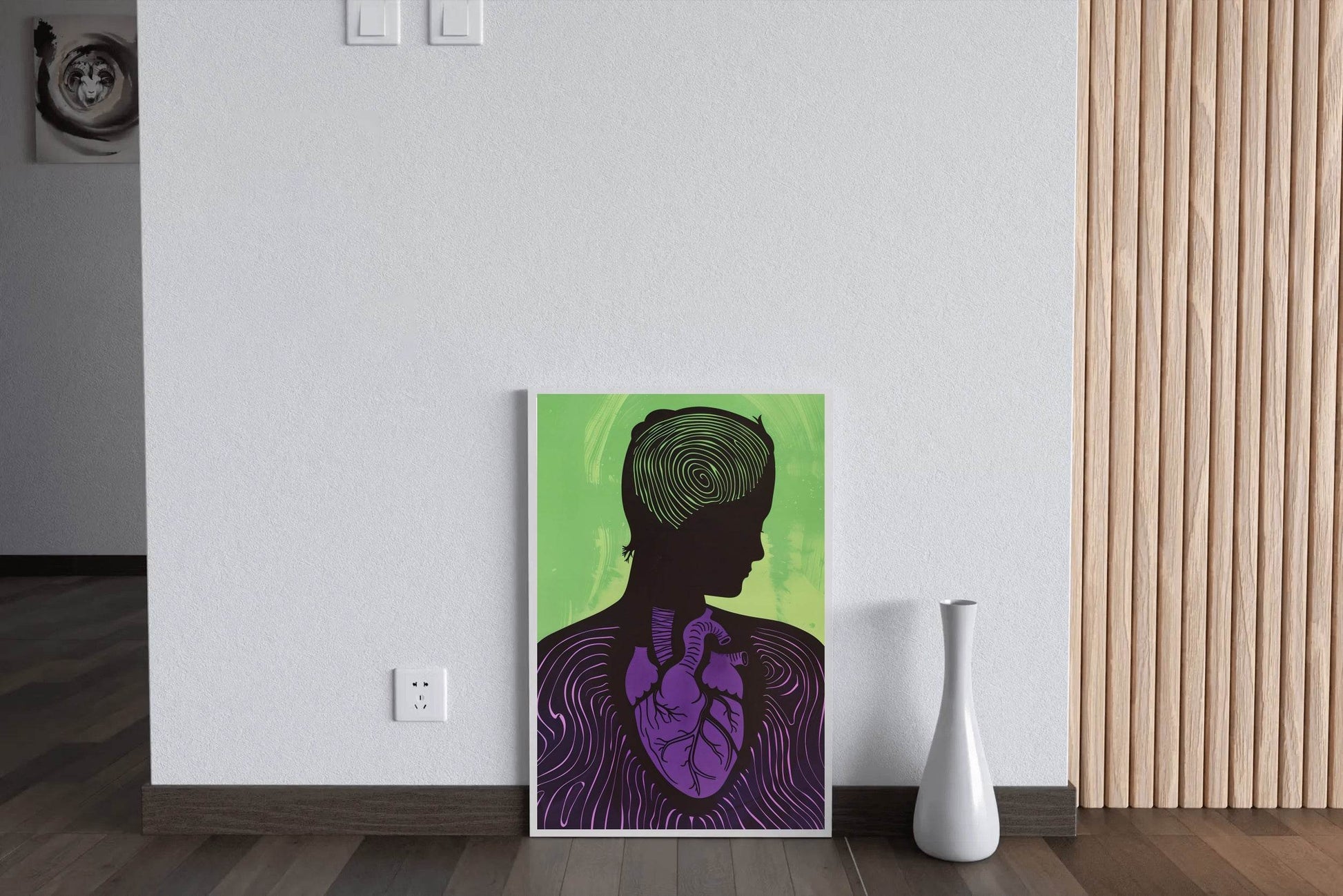 Conquered Heart Painting Wall Art - beink online art store