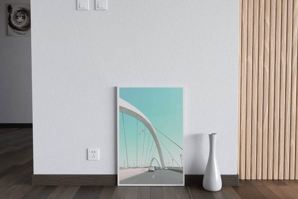 Pastel Arched Bridge Wall Art - beink online art store