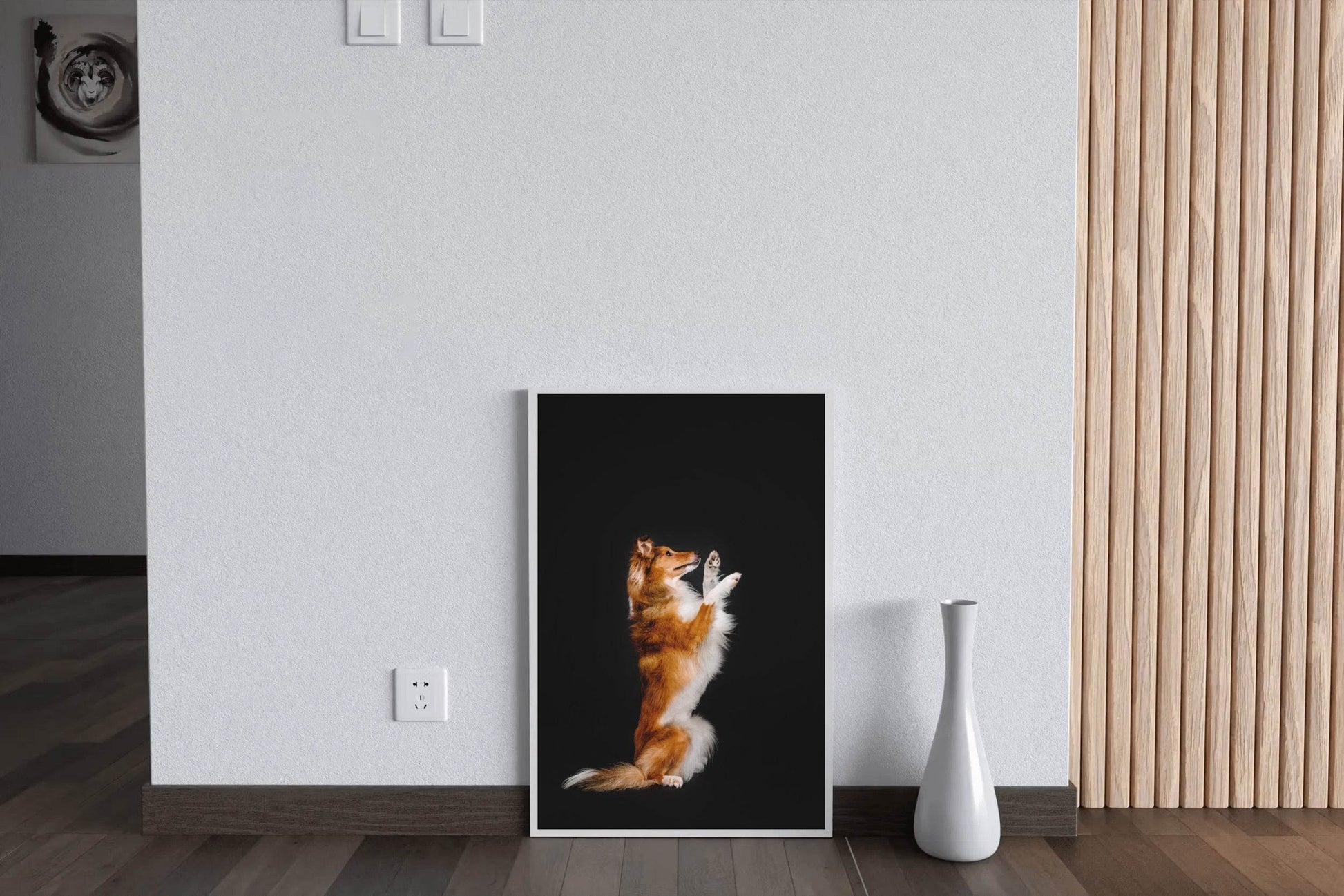 Rough Collie Animal Wall Art - beink online art store