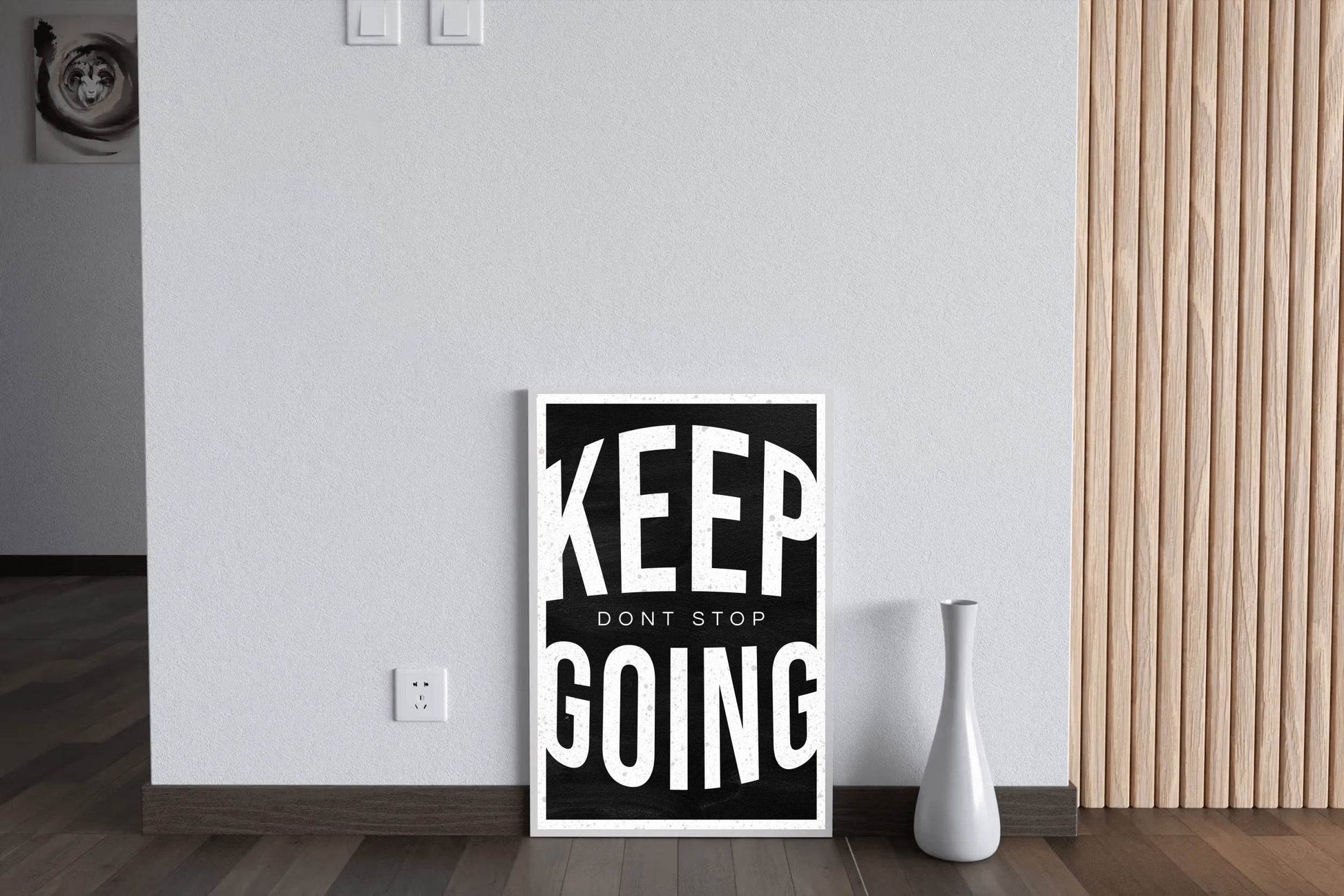Keep Going Motivational Quote Wall Art - beink online art store