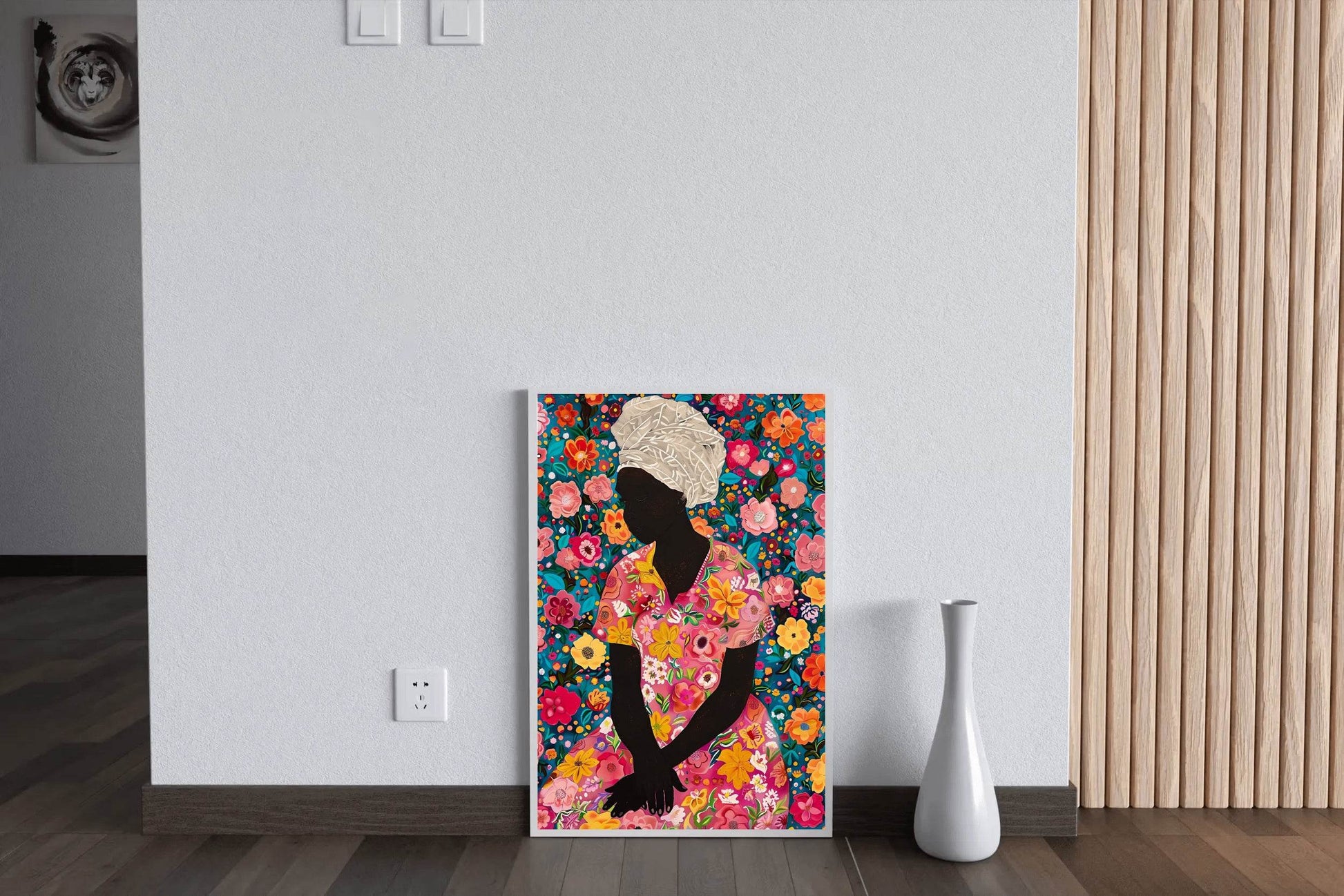 Lady of flower Wall Art - beink online art store