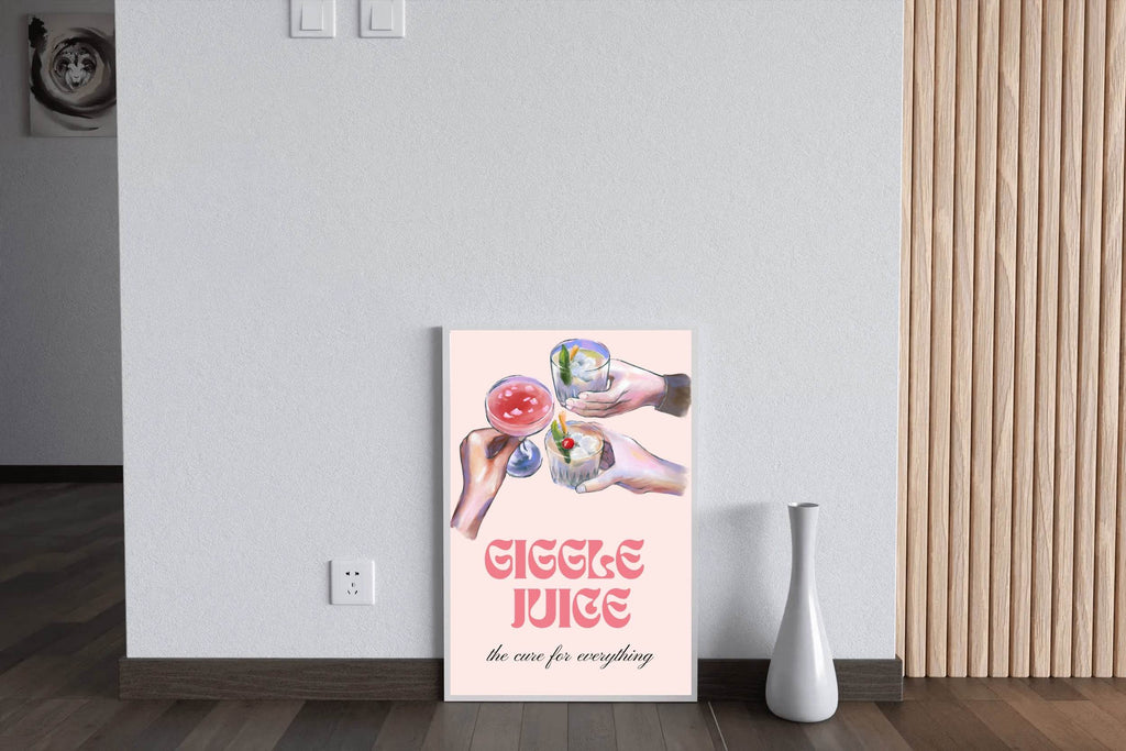 Giggle Juice Wall Art - beink online art store